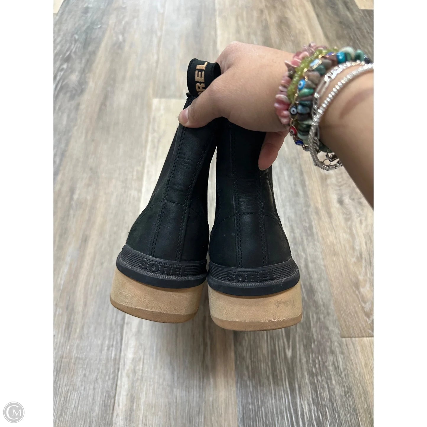Boots Ankle Flats By Sorel In Black, Size: 9