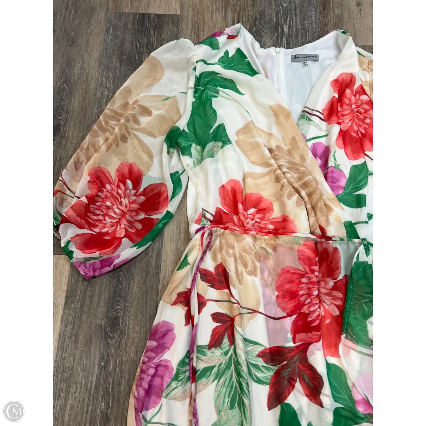 -Dress Party Long By Dannyandnicole In Floral Print, Size: 18