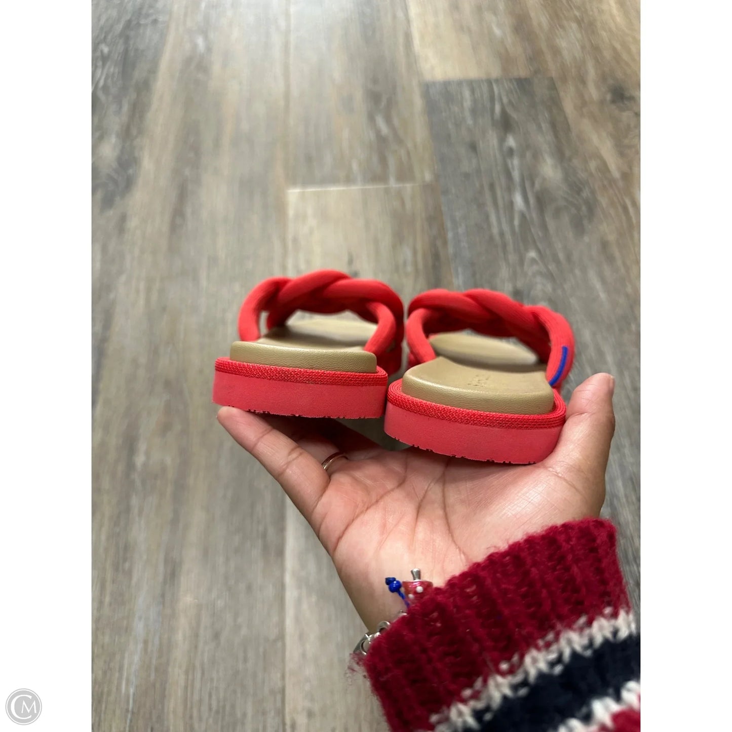 Sandals Flats By Rothys In Red, Size: 9