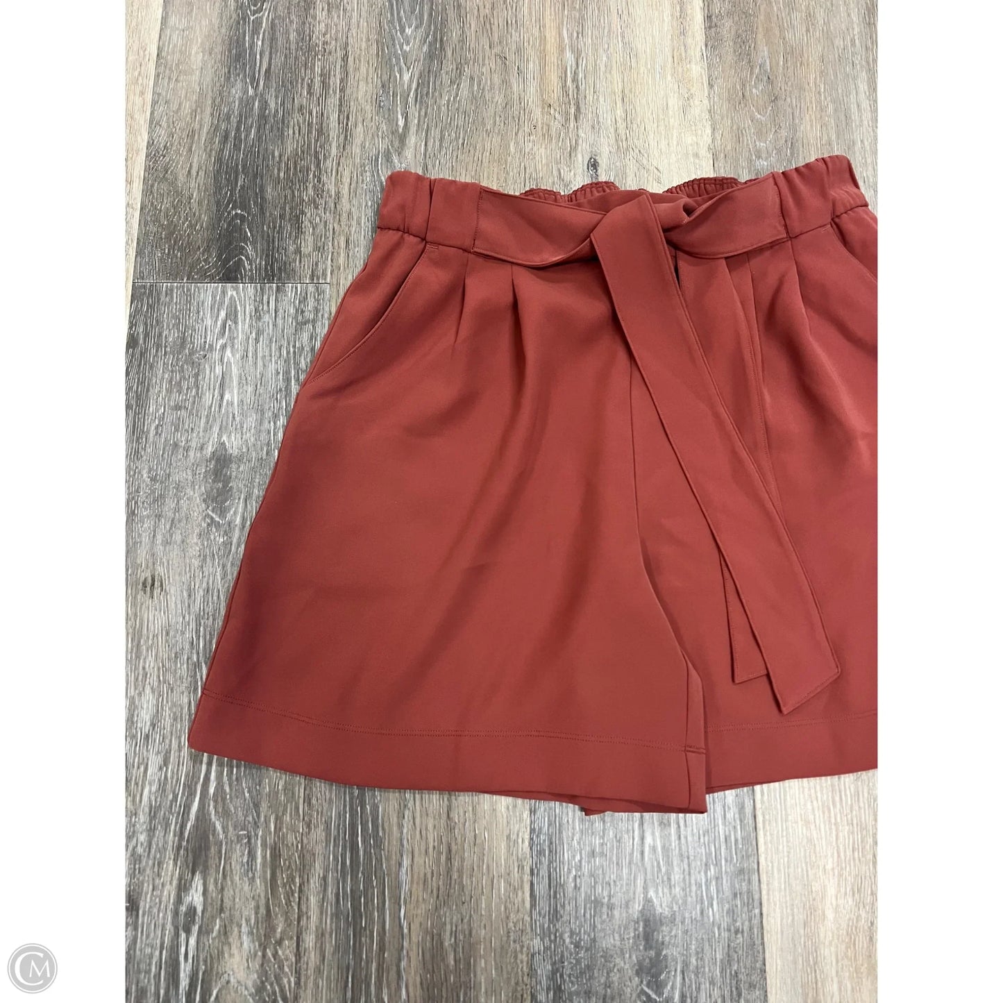 Athletic Shorts By Lululemon In Orange, Size: 10