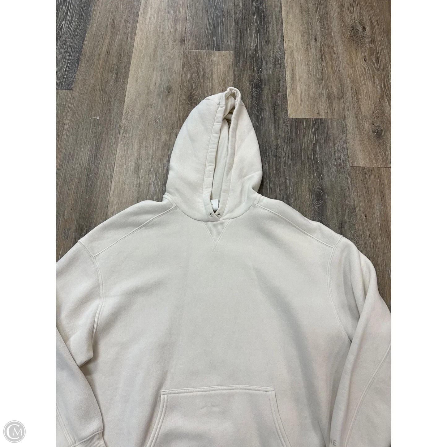 Sweatshirt Hoodie By Aerie In Cream, Size: S