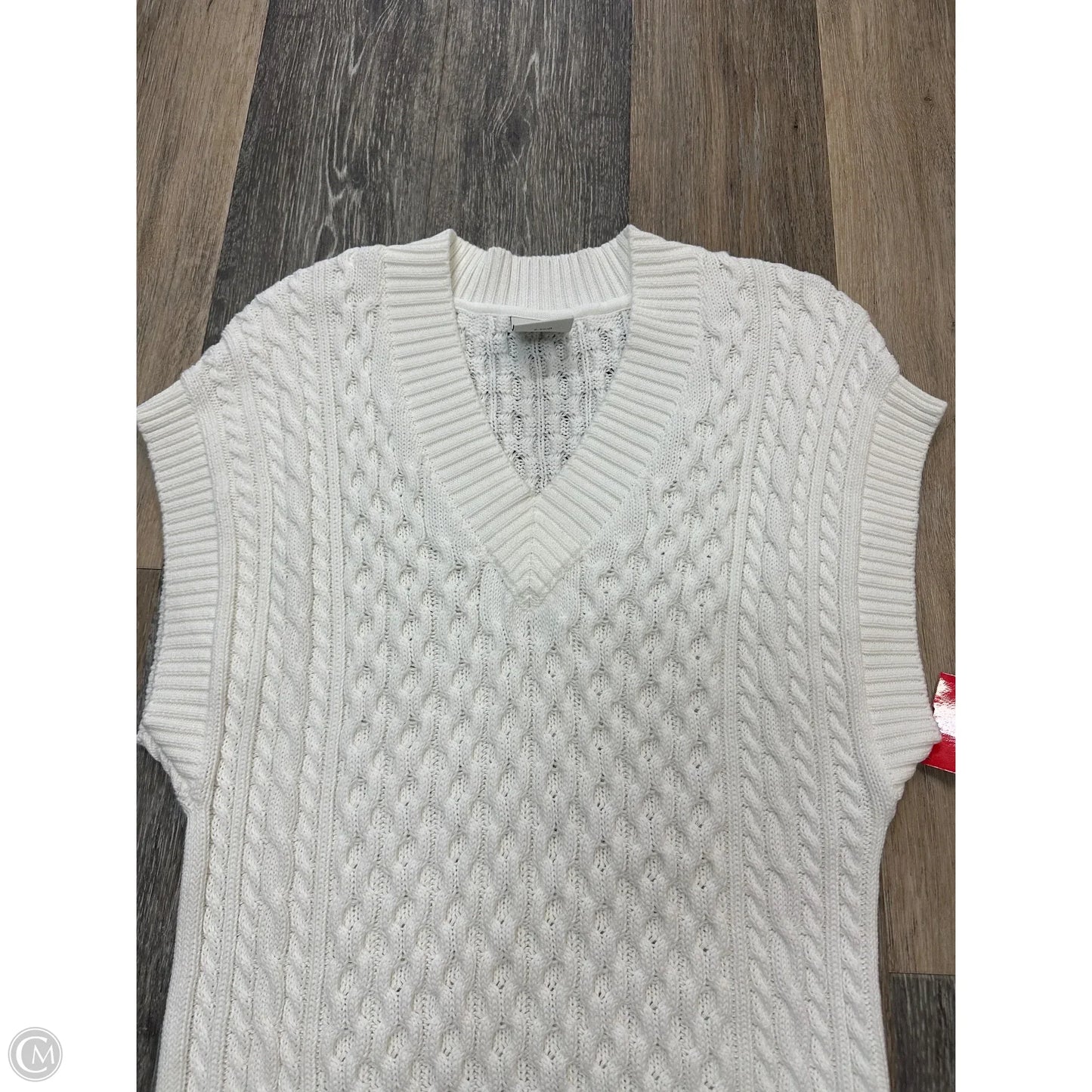 Sweater Short Sleeve By Varley In White, Size: Xs