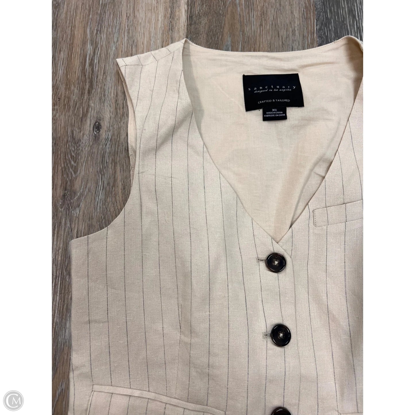 Vest Other By Sanctuary In Tan, Size: Xs