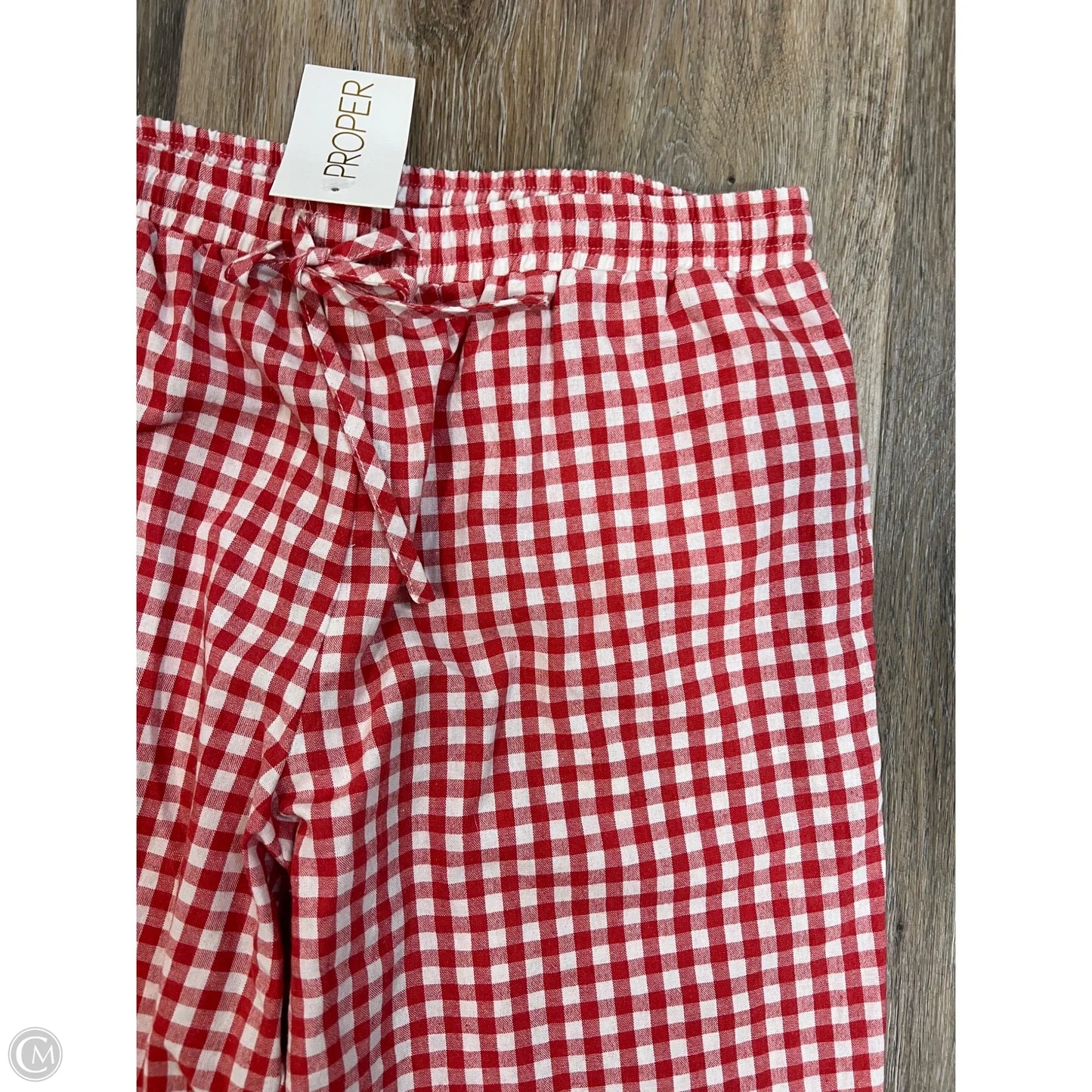 Pajama Pants By Things Between In Checkered Pattern, Size: S
