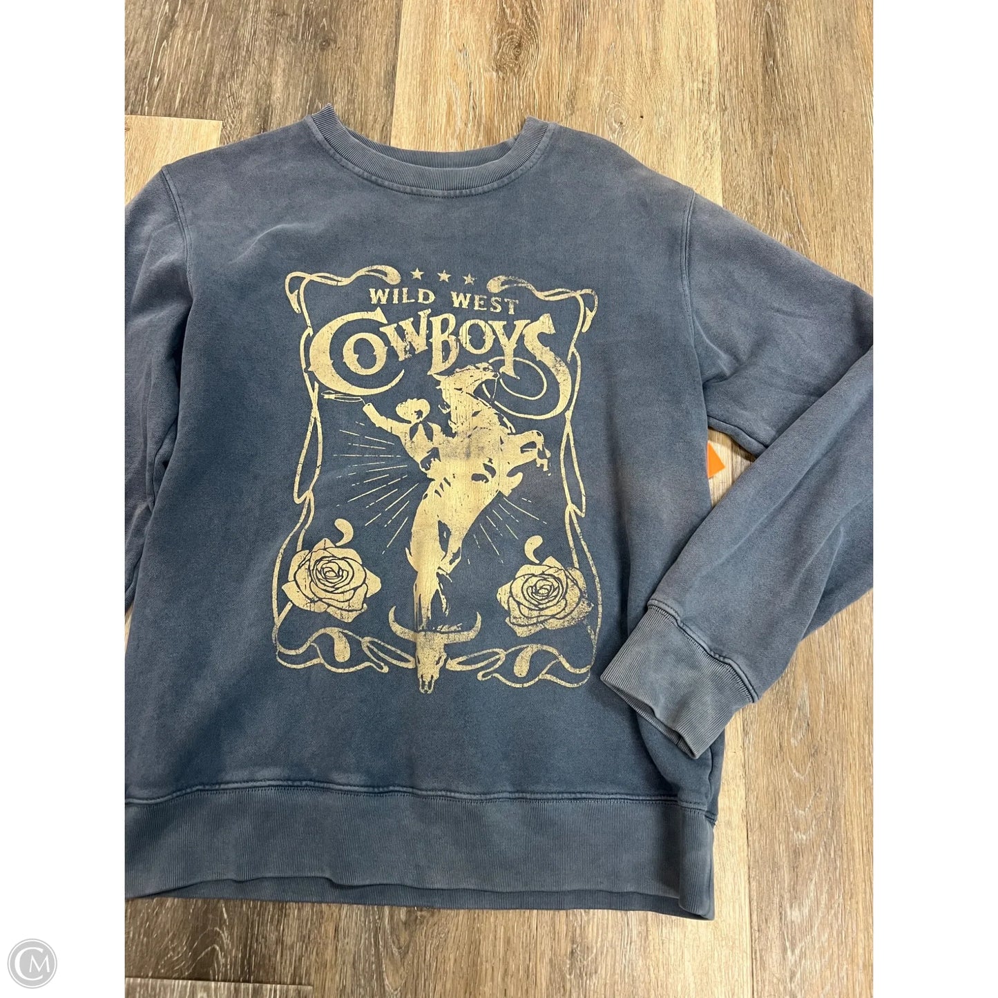 Sweatshirt Crewneck By Zutter In Blue, Size: S