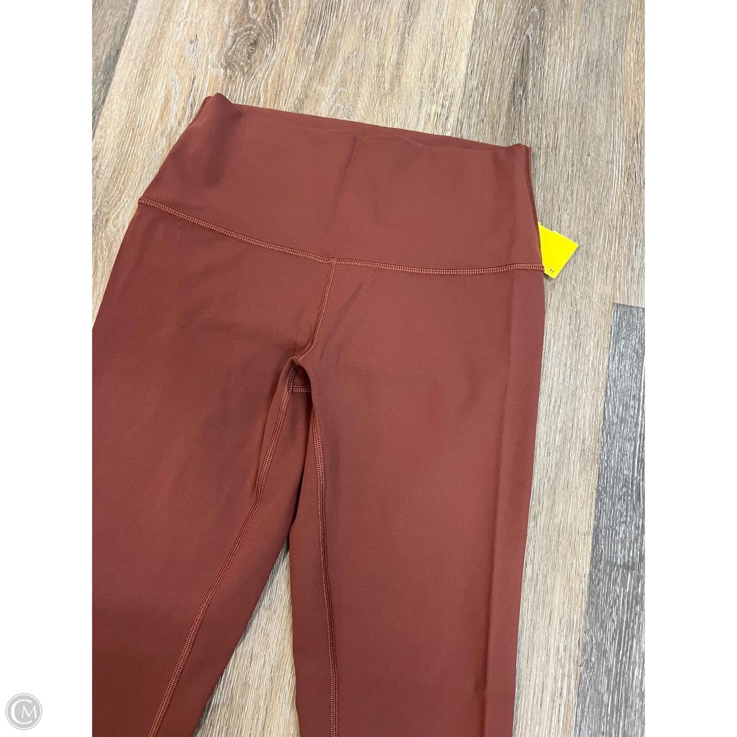 Athletic Leggings By Lululemon In Orange, Size: 6