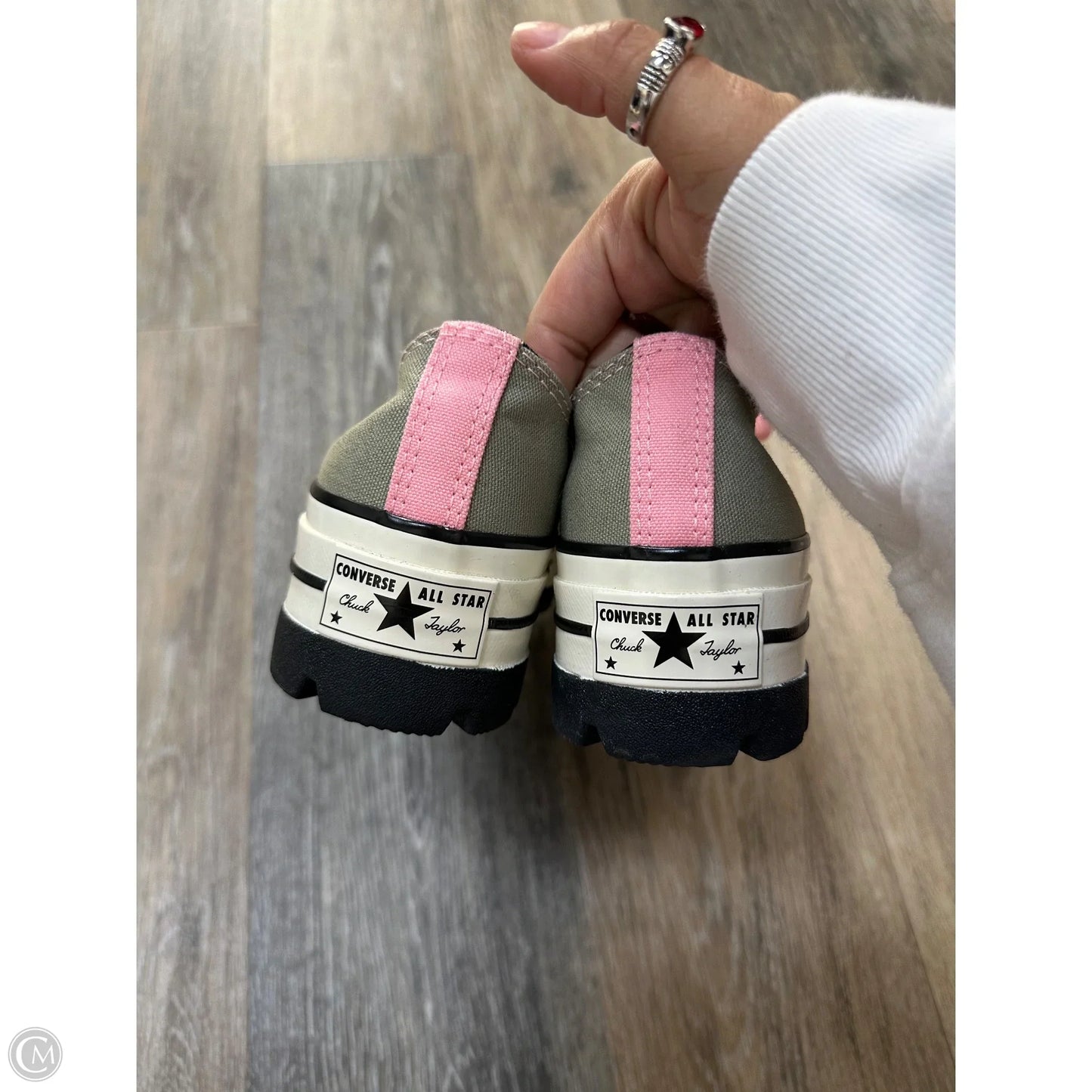 Shoes Athletic By Converse In Green, Size: 8.5