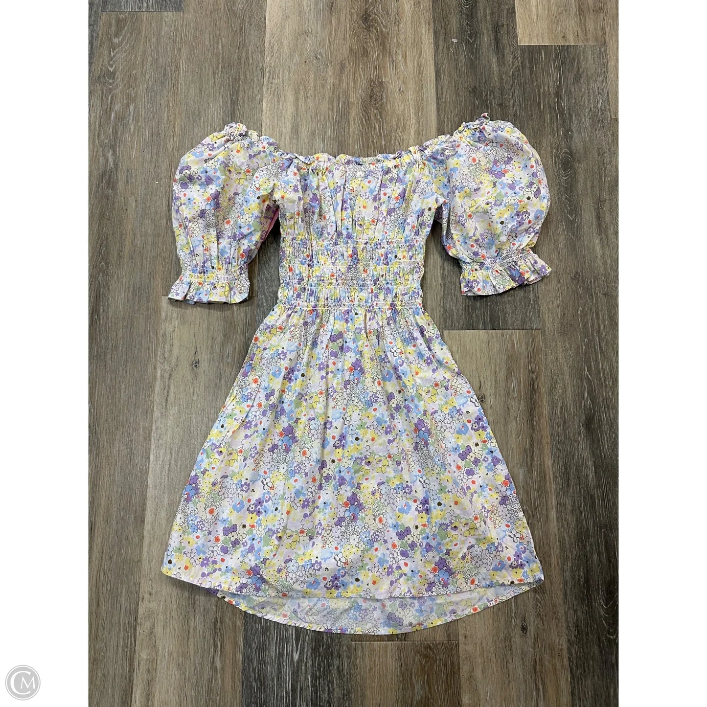 Dress Casual Midi By Levis In Floral Print, Size: Xs