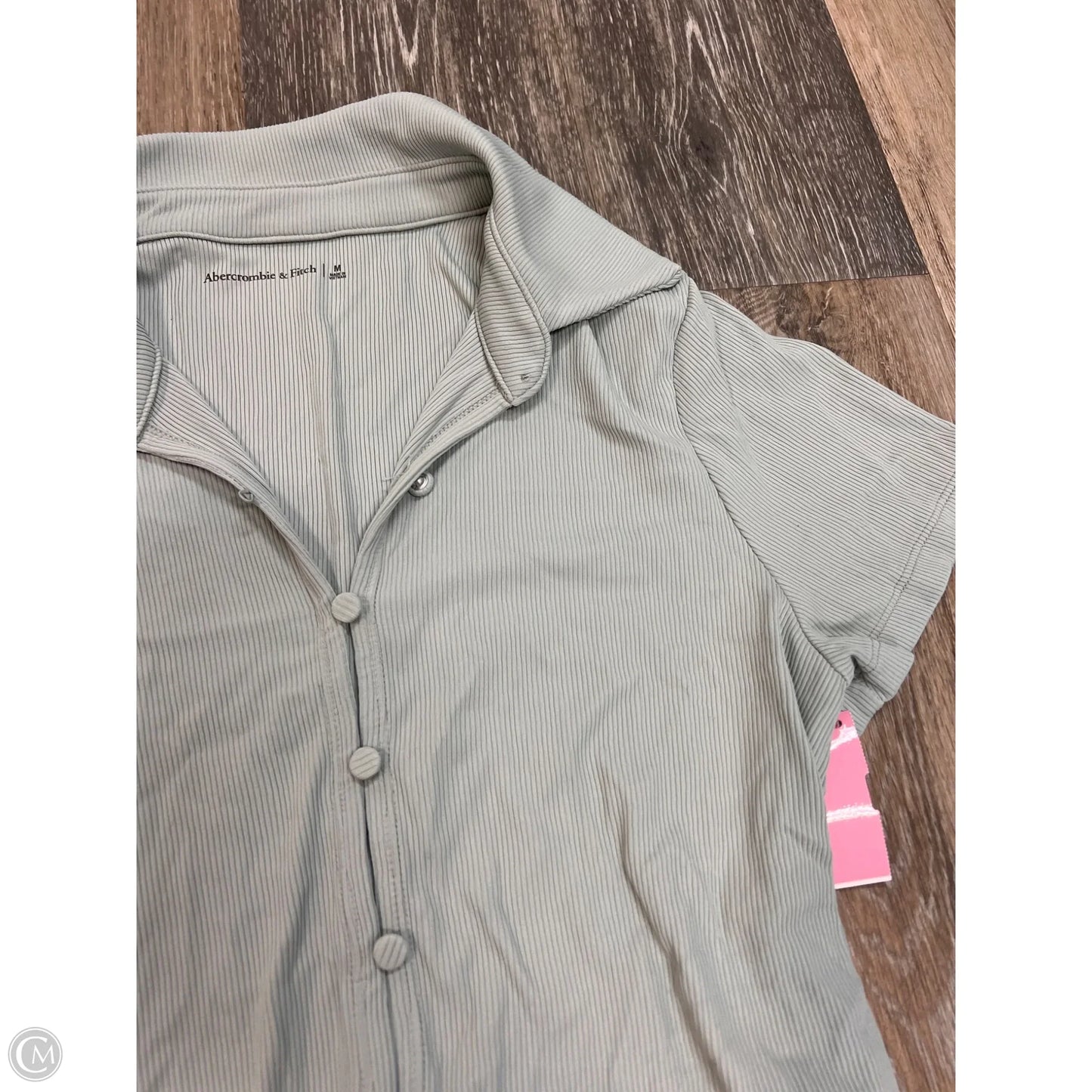 Top Short Sleeve By Abercrombie And Fitch In Blue, Size: M