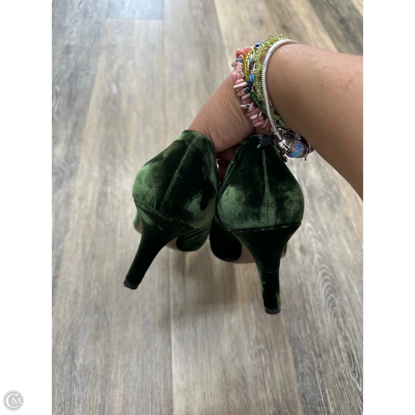 Shoes Heels Block By Walter Steiger In Green, Size: 8.5