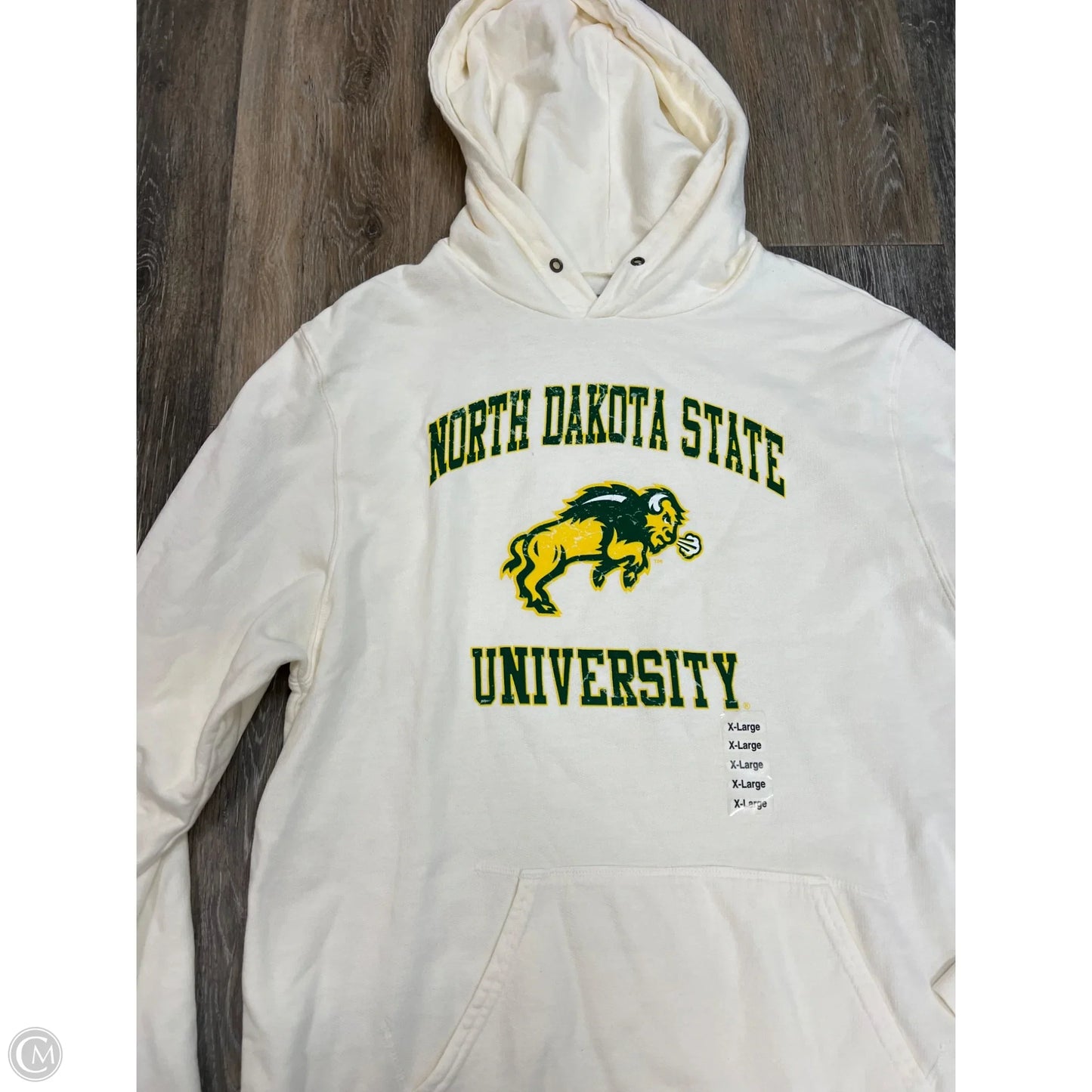 Sweatshirt Hoodie Tunic By Reserve In White, Size: Xl