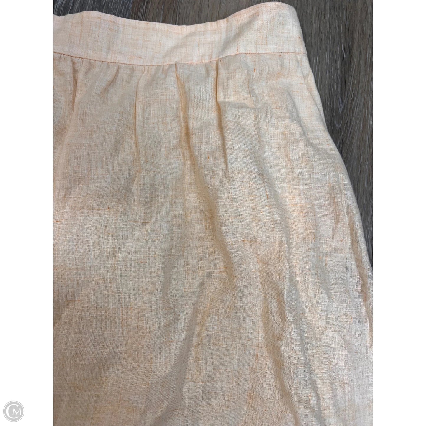 Skirt Designer By Lafayette 148 In Orange, Size: 12