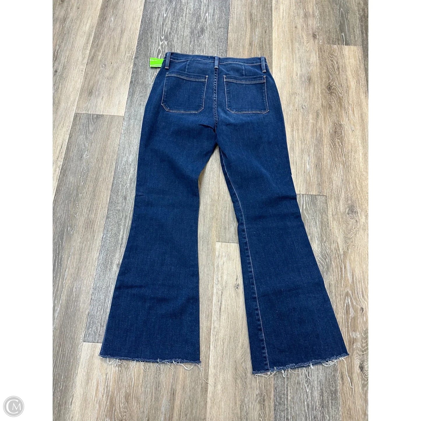 Jeans Flared By Frame In Blue Denim, Size: 2/26