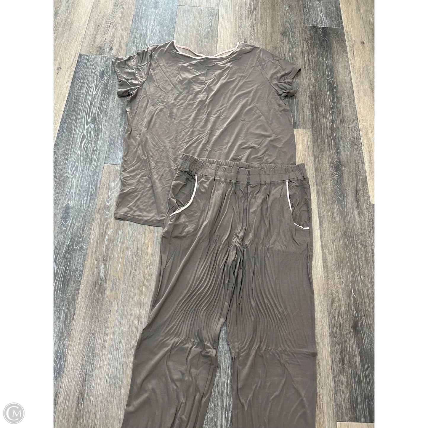 Pajamas 2pc By Euforia In Grey, Size: M