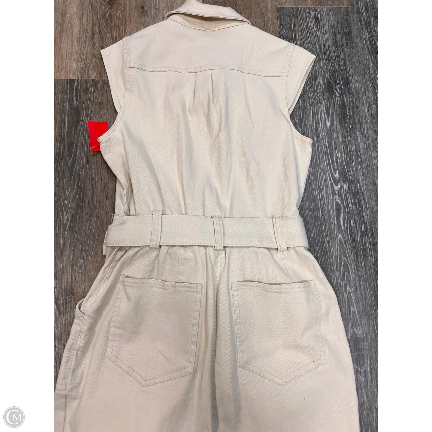 Jumpsuit By Skies Are Blue In Cream Denim, Size: Xs