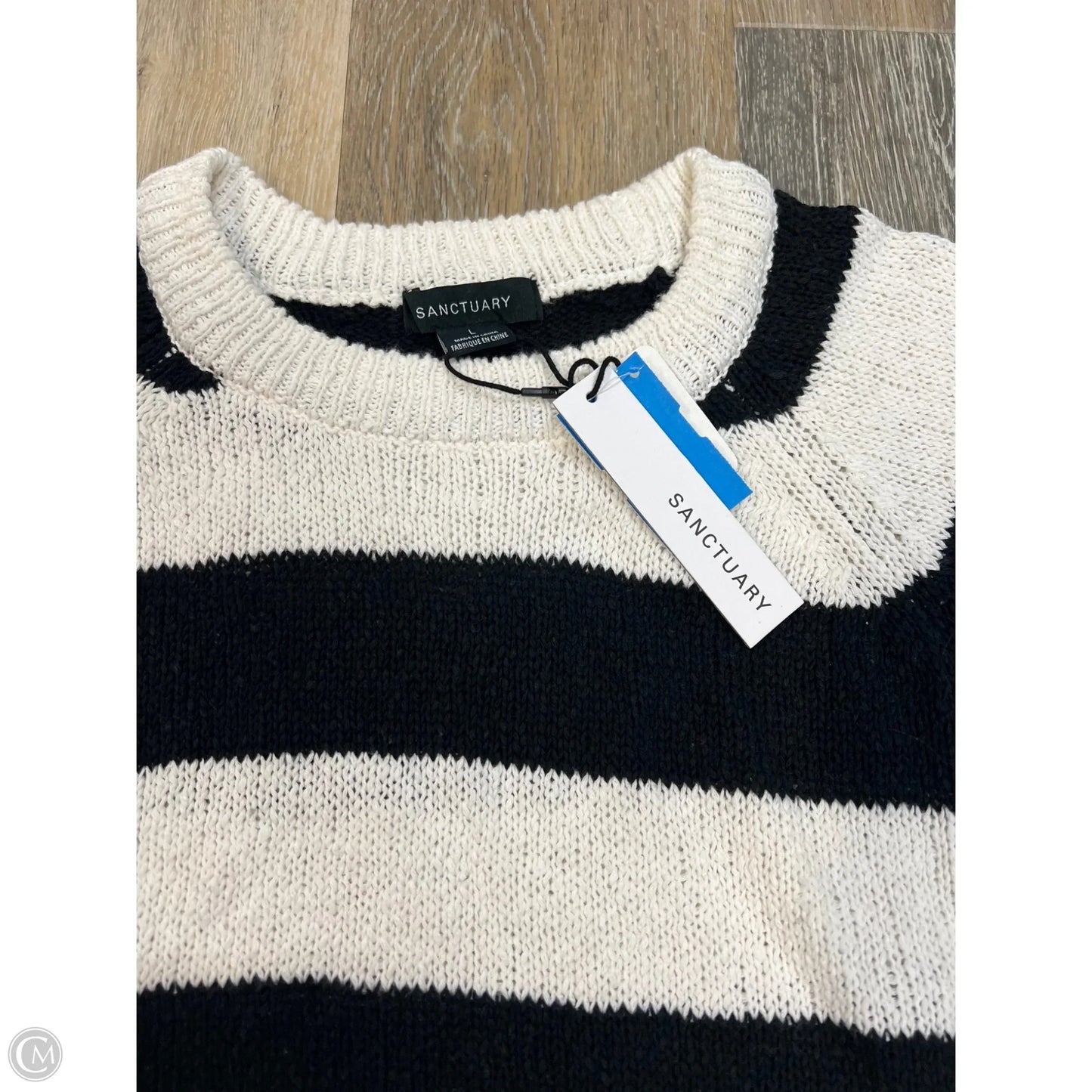 Sweater By Sanctuary In Striped Pattern, Size: L