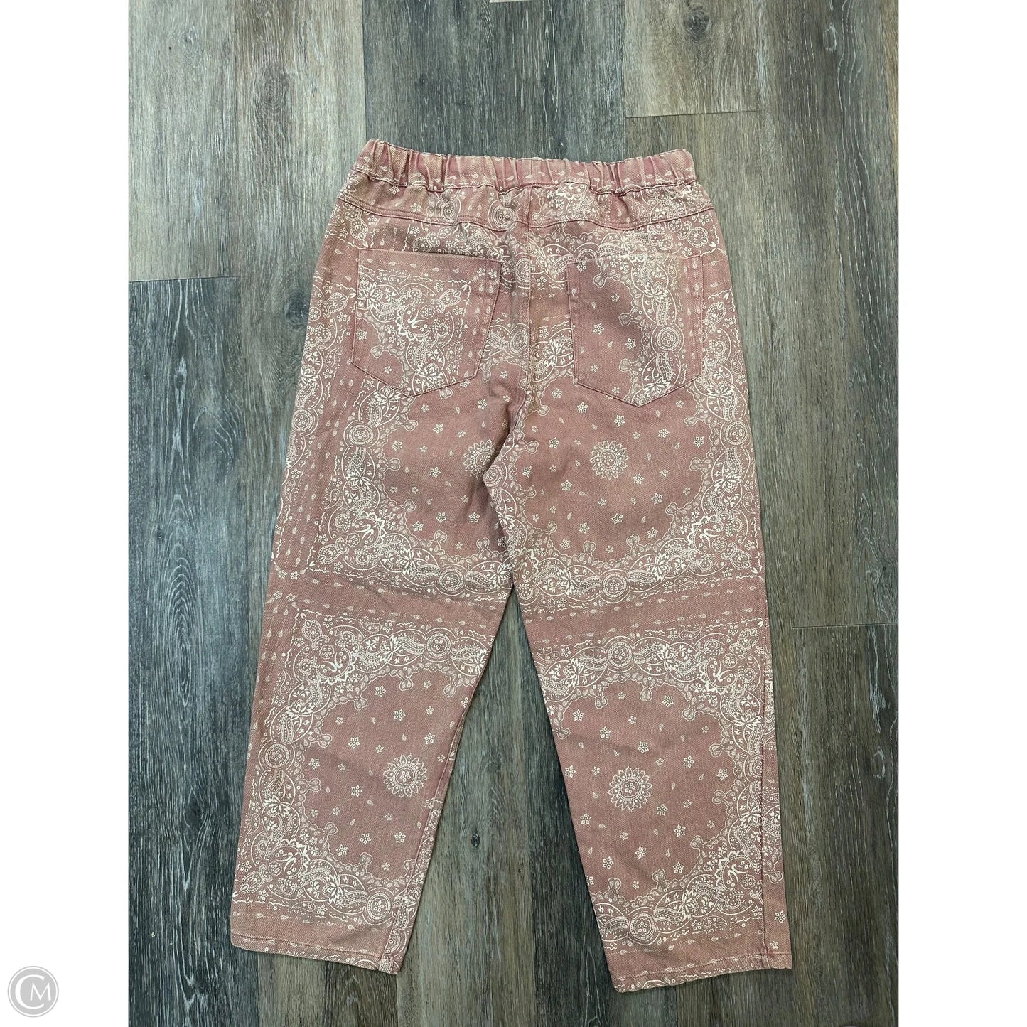 -Pants Cropped By Easel In Pink, Size: L