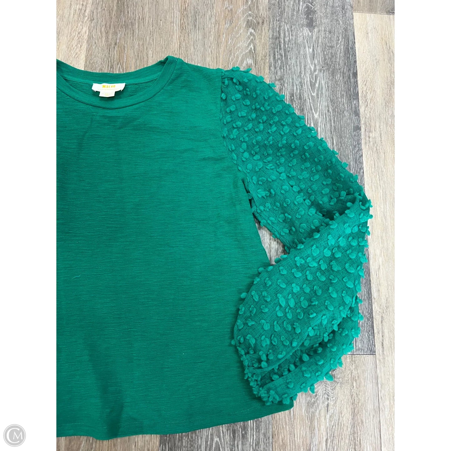 Blouse Long Sleeve By Maeve In Green, Size: Xs