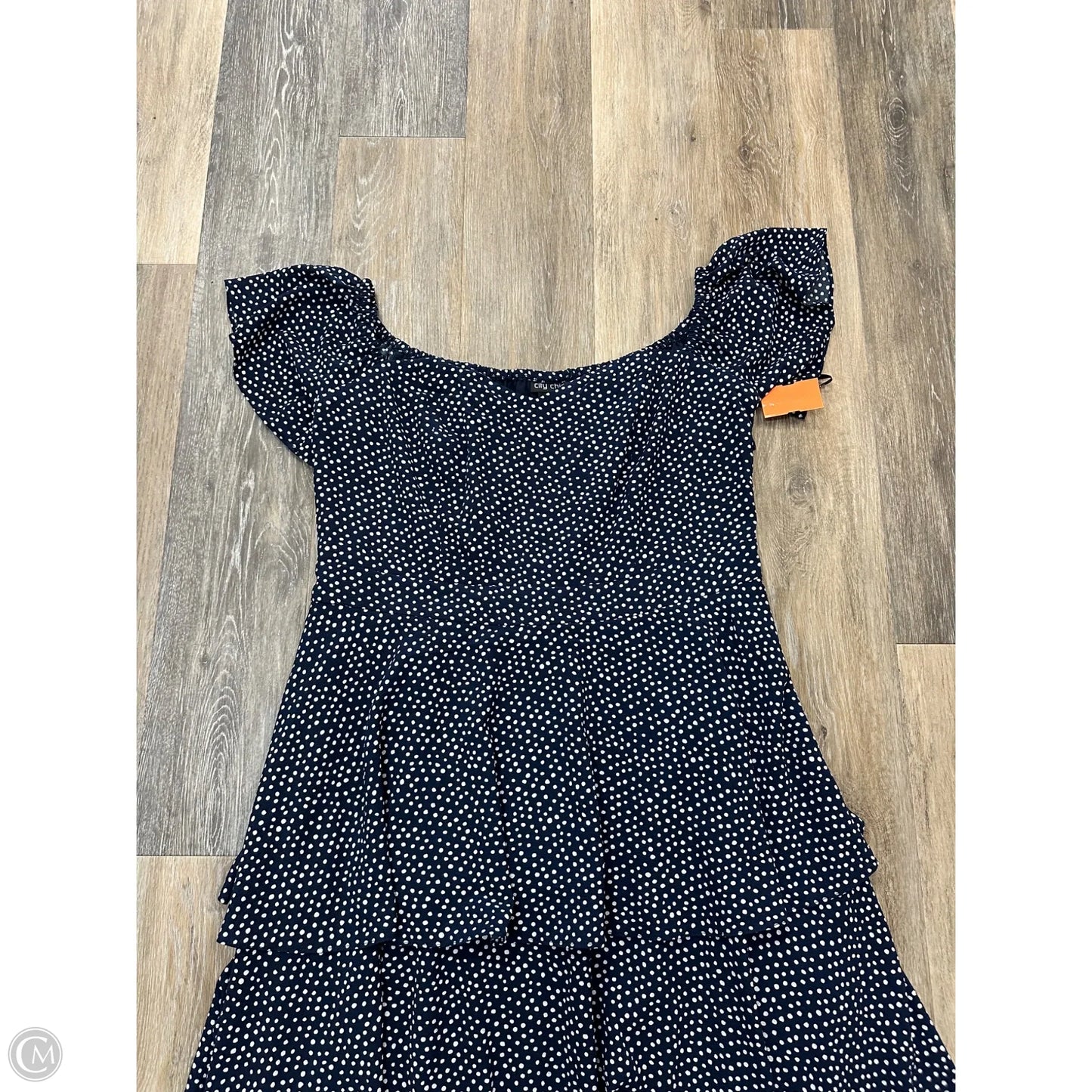 Dress Casual Short By City Chic In Polkadot Pattern, Size: 16