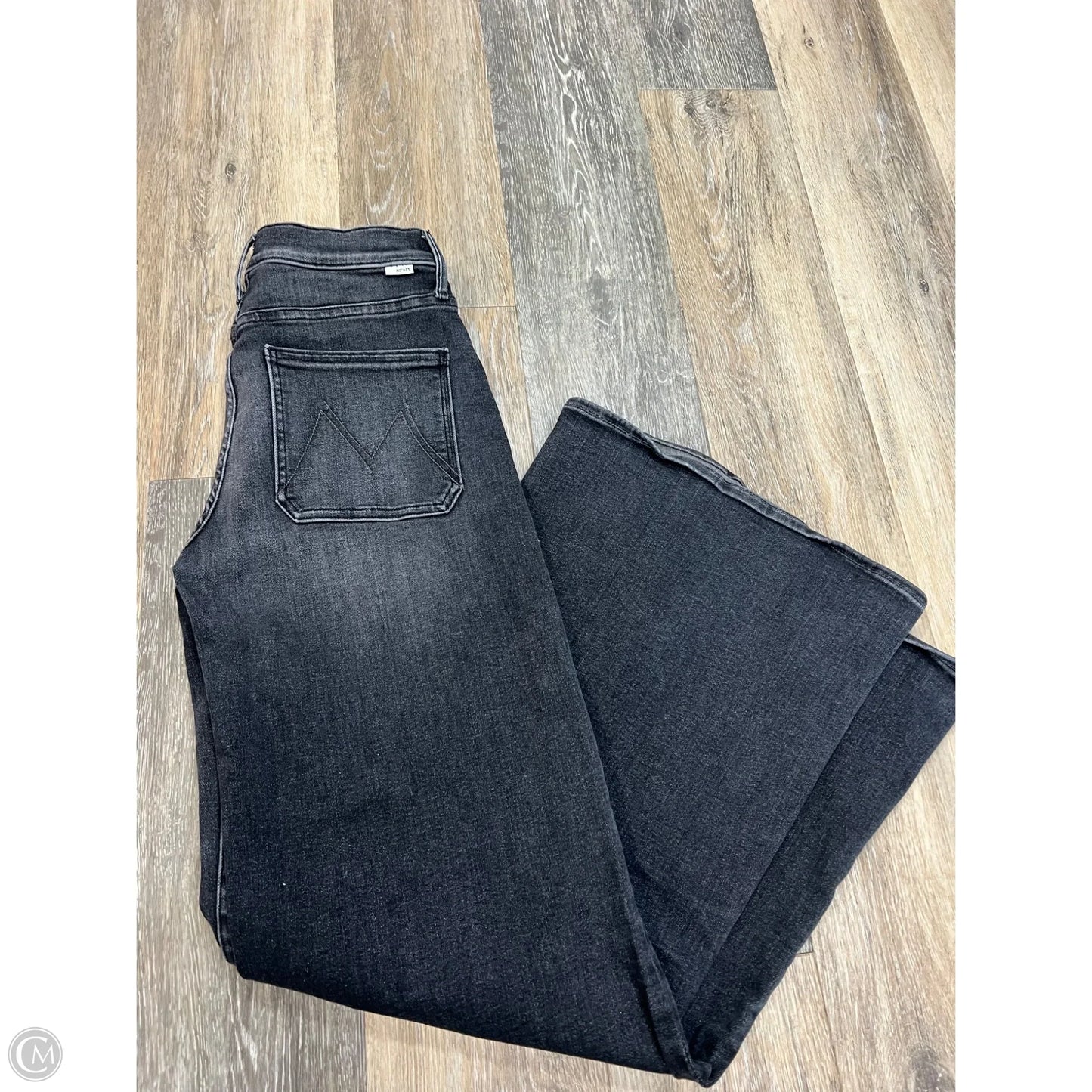 Jeans Wide Leg By Mother In Grey Denim, Size: 2/26