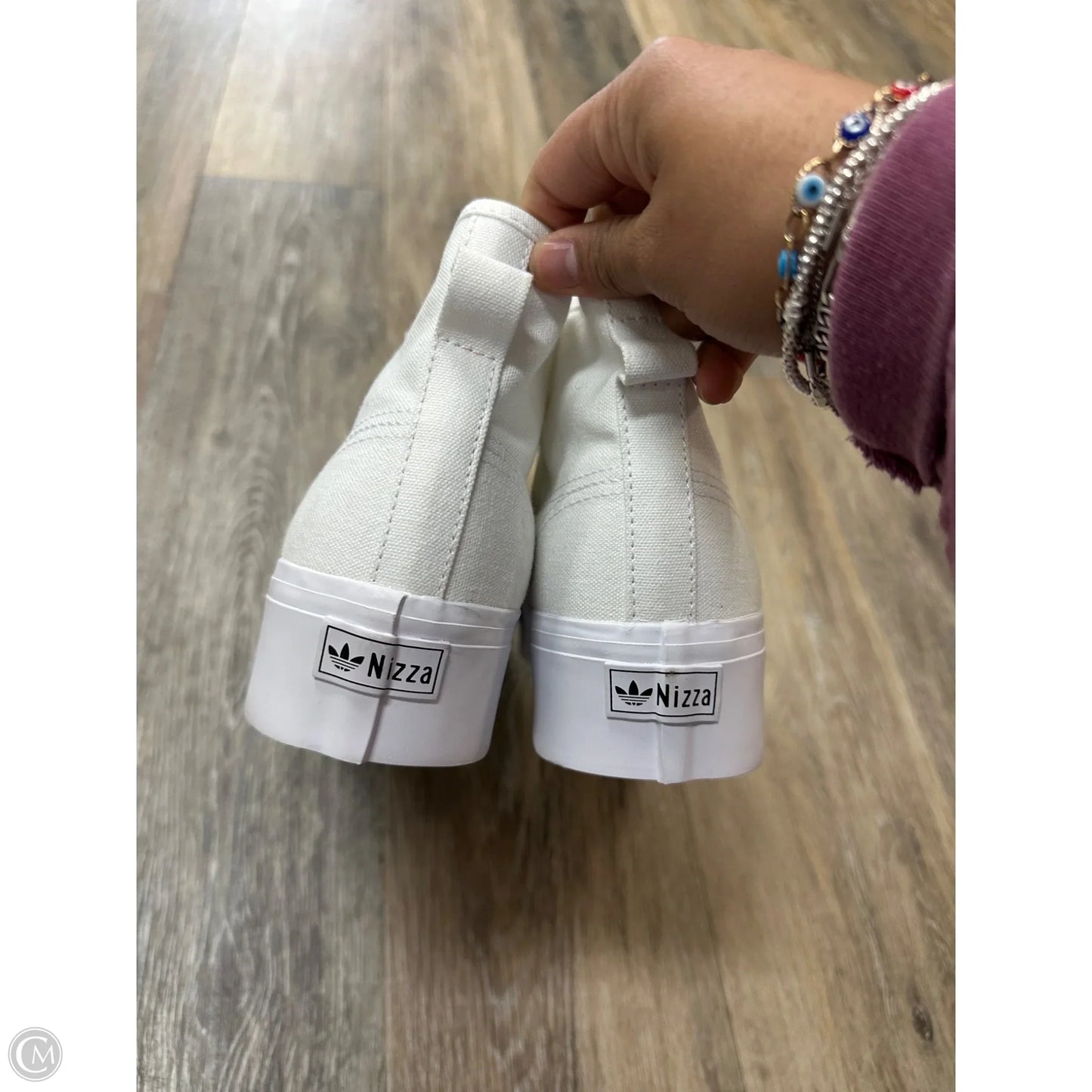 Shoes Sneakers By Adidas In White, Size: 8