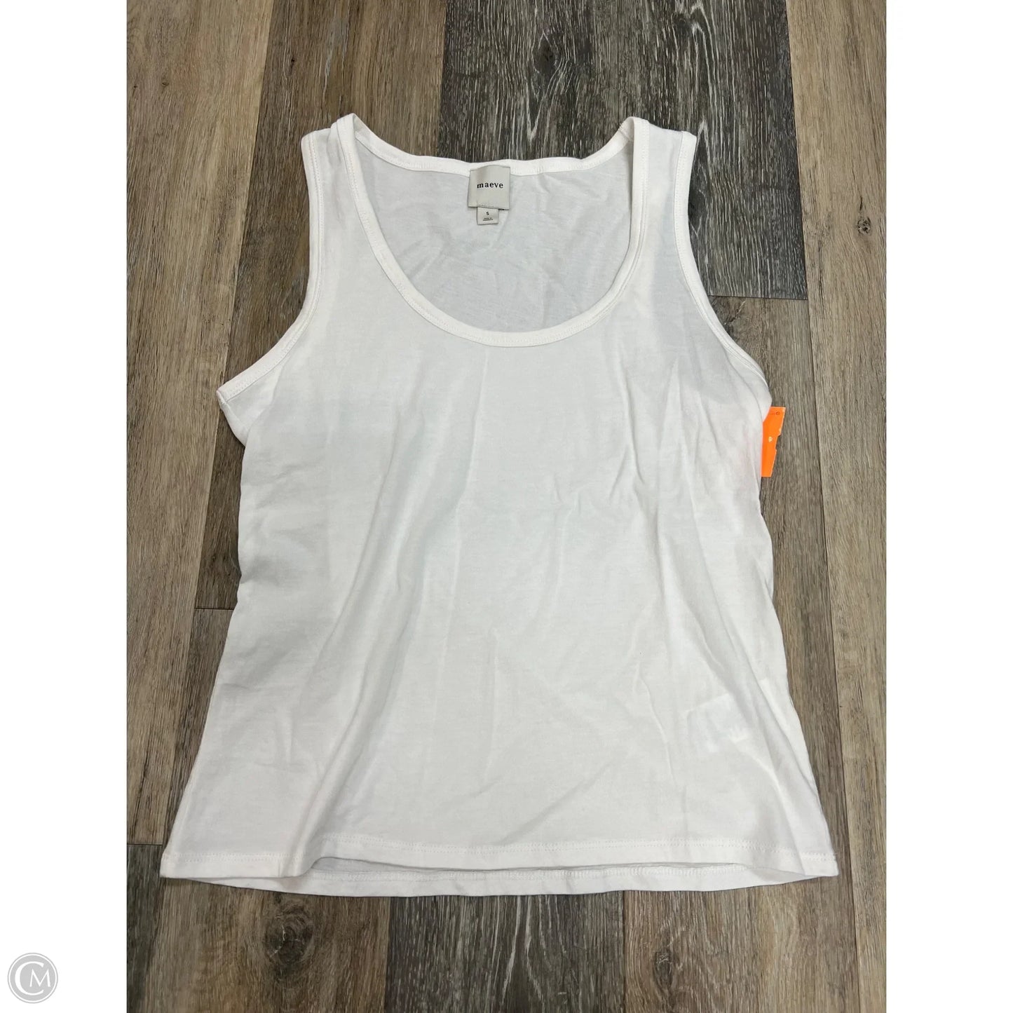 Top Sleeveless By Maeve In White, Size: S