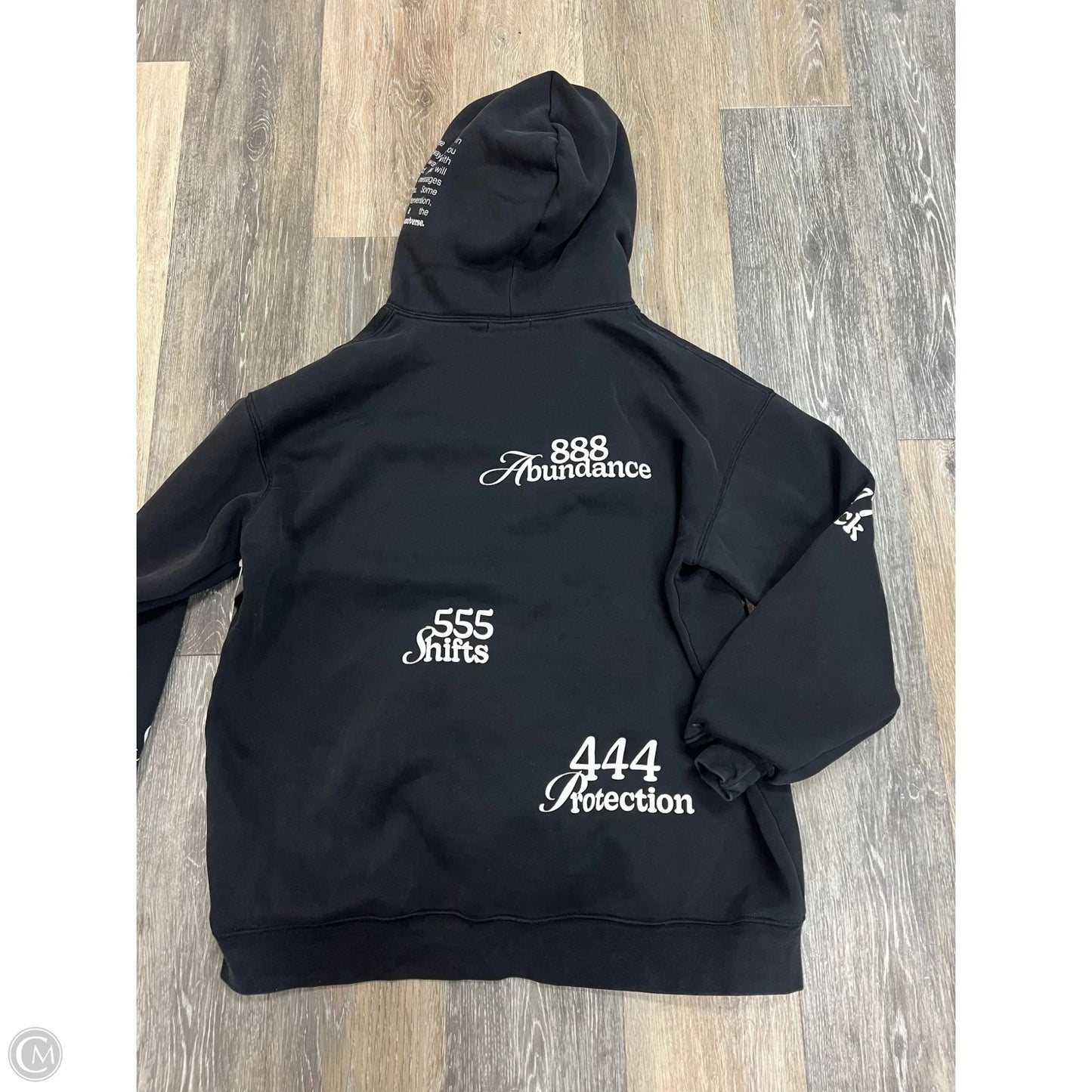 Sweatshirt Hoodie By Mayfair In Black, Size: Xs