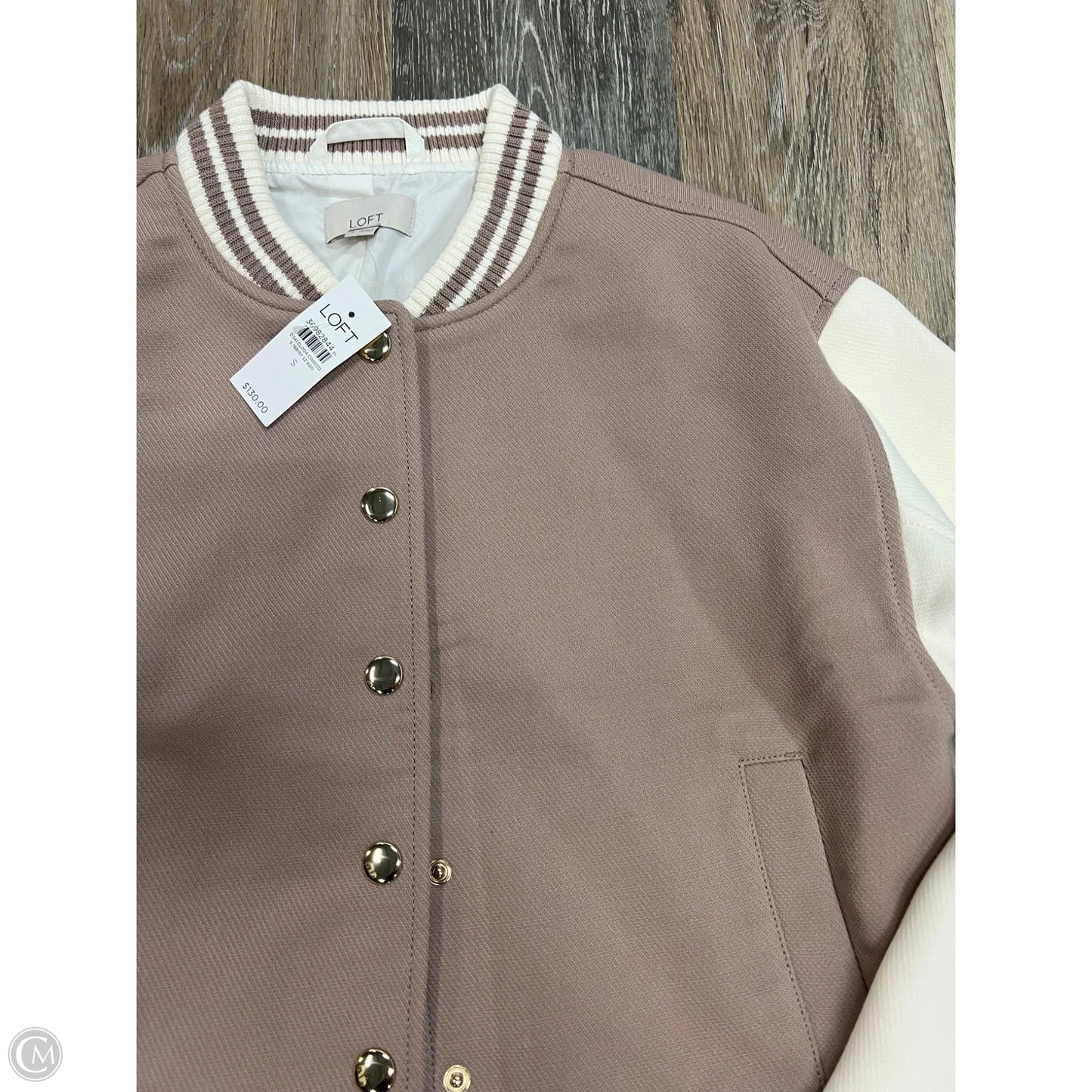 Jacket Other By Loft In Taupe, Size: S