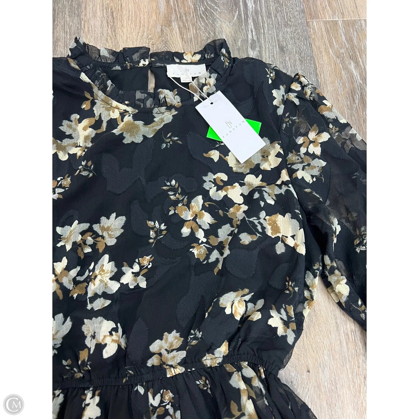 Dress Casual Maxi By Fun 2 Fun In Black, Size: S