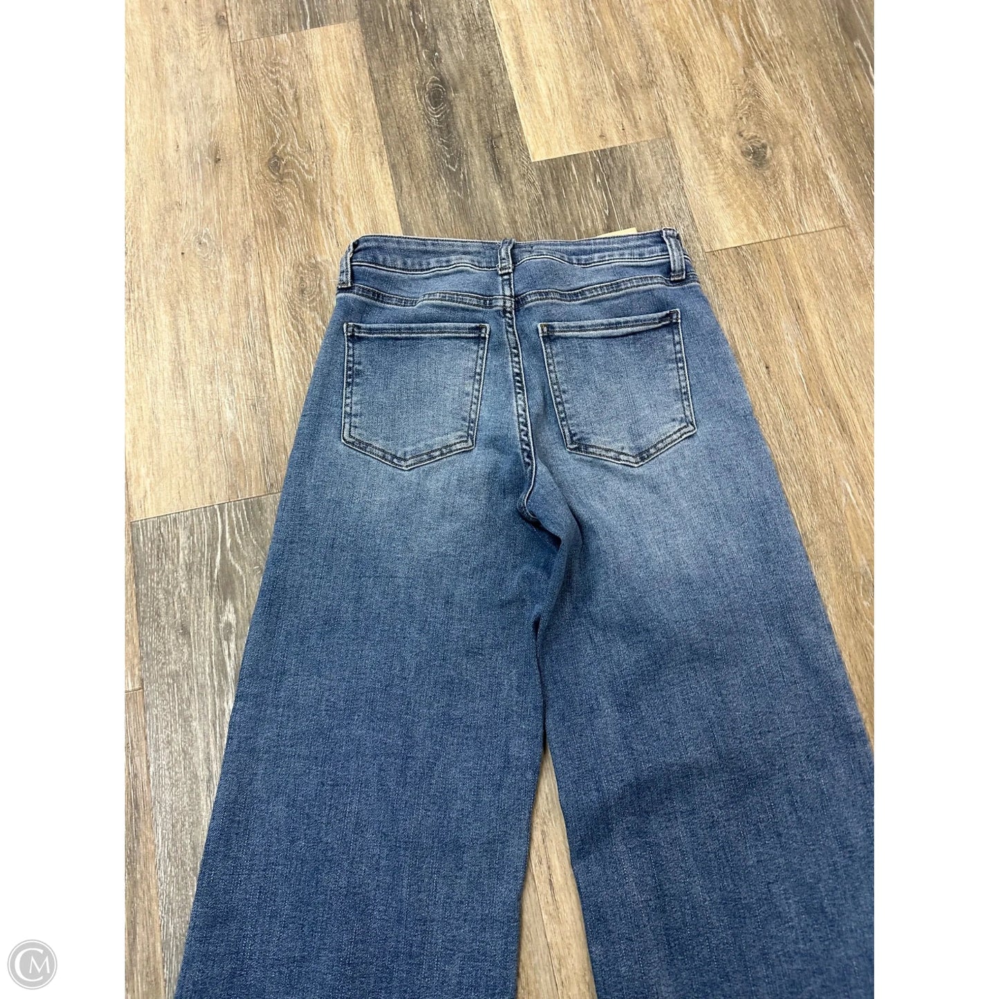 Jeans Wide Leg By Kut In Blue Denim, Size: 2