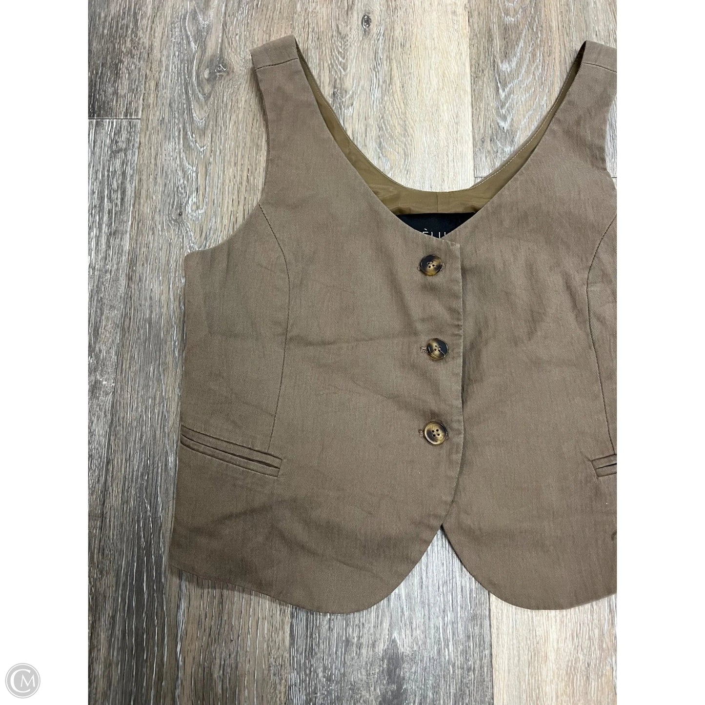 Vest Other By Deluc In Tan, Size: S