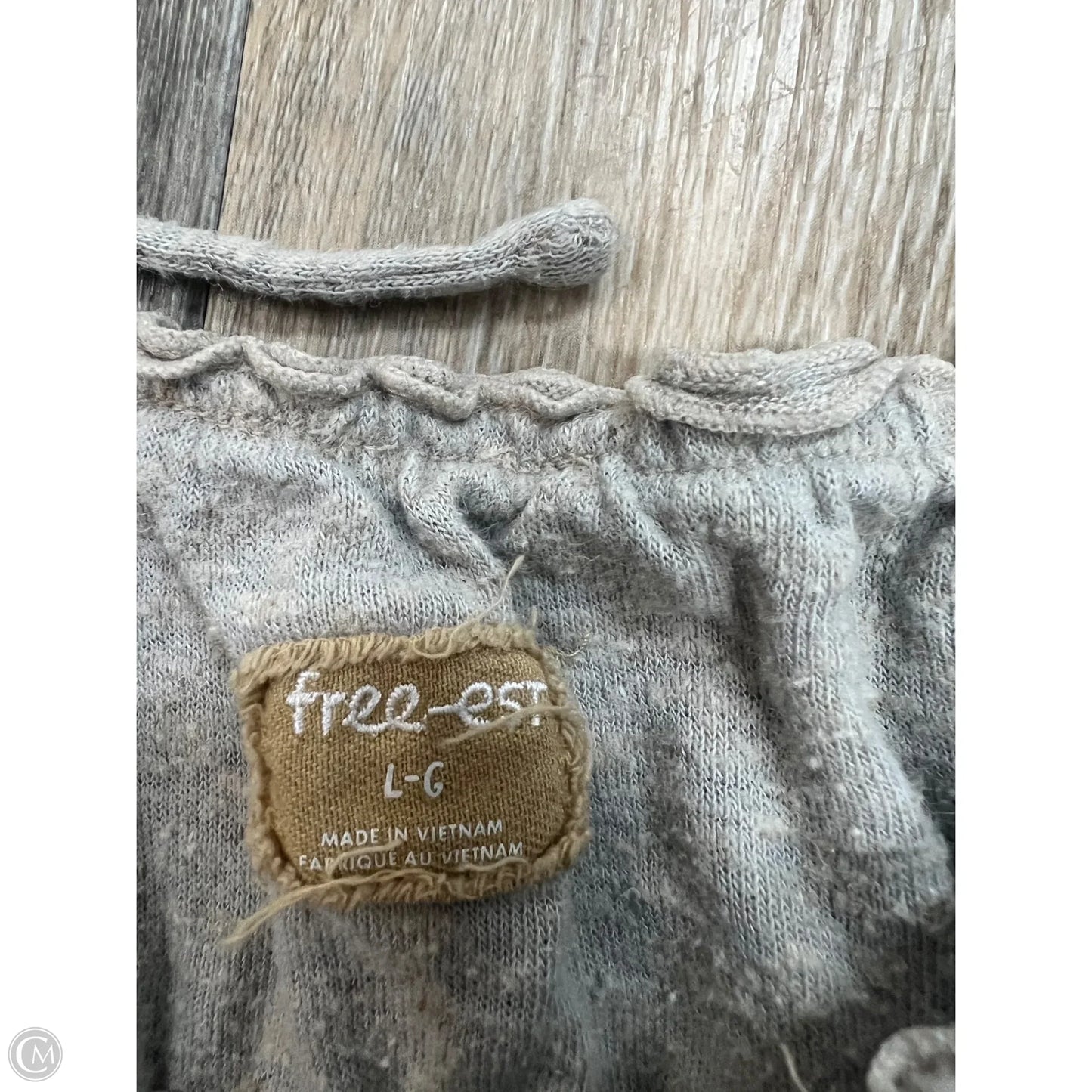 Dress Casual Maxi By Free People In Grey, Size: L