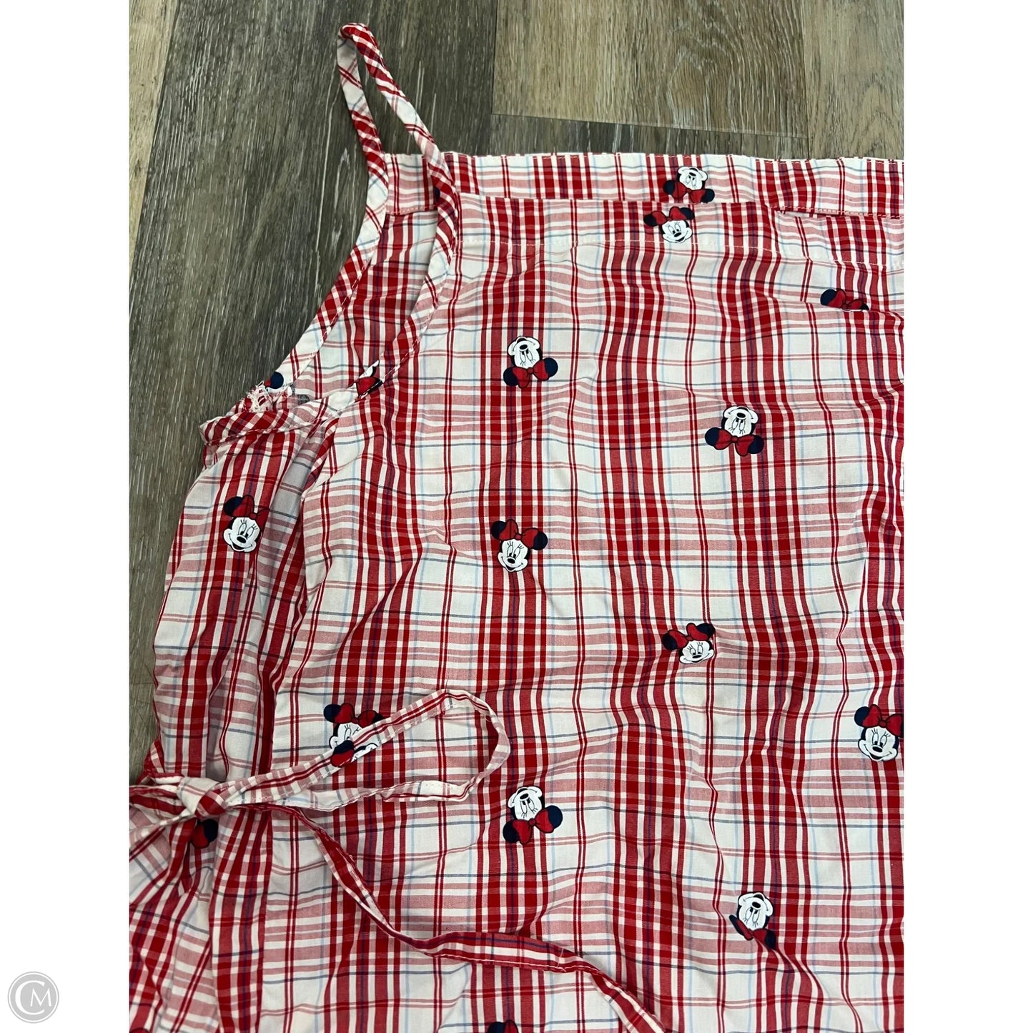 Top Sleeveless By Old Navy x Disney In Plaid Pattern, Size: M