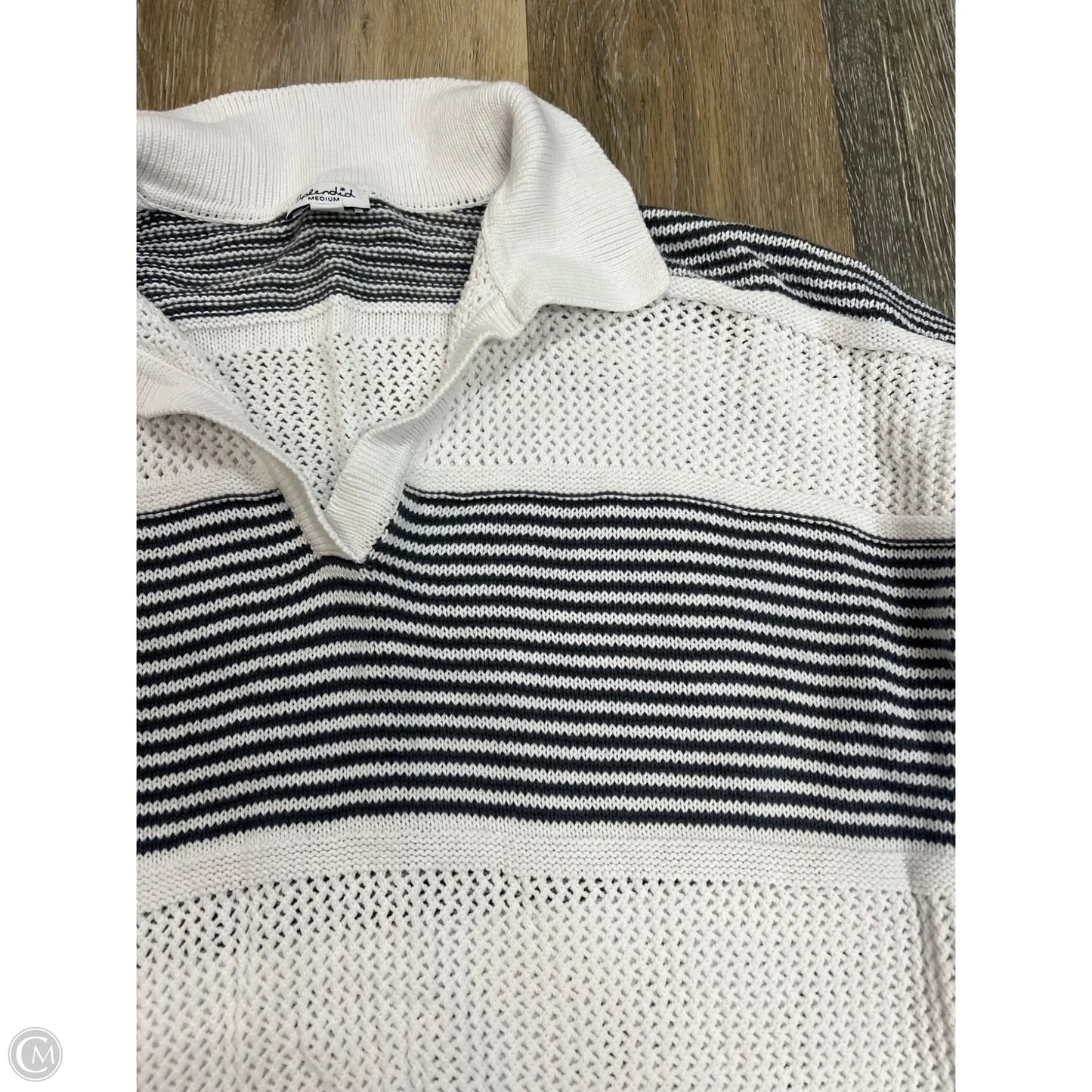 Sweater By Splendid In Striped Pattern, Size: M