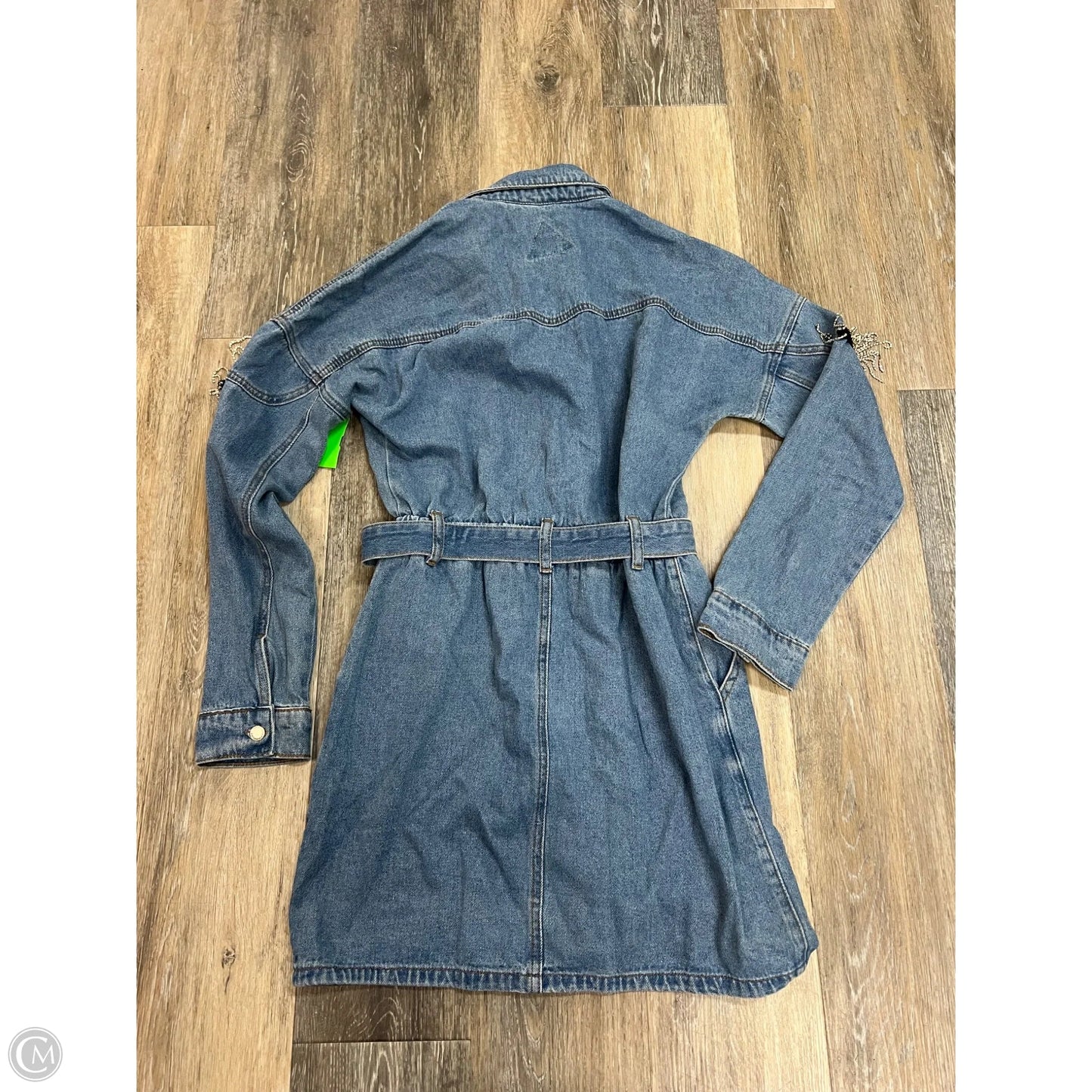Dress Casual Short By Signature 8 In Blue Denim, Size: S