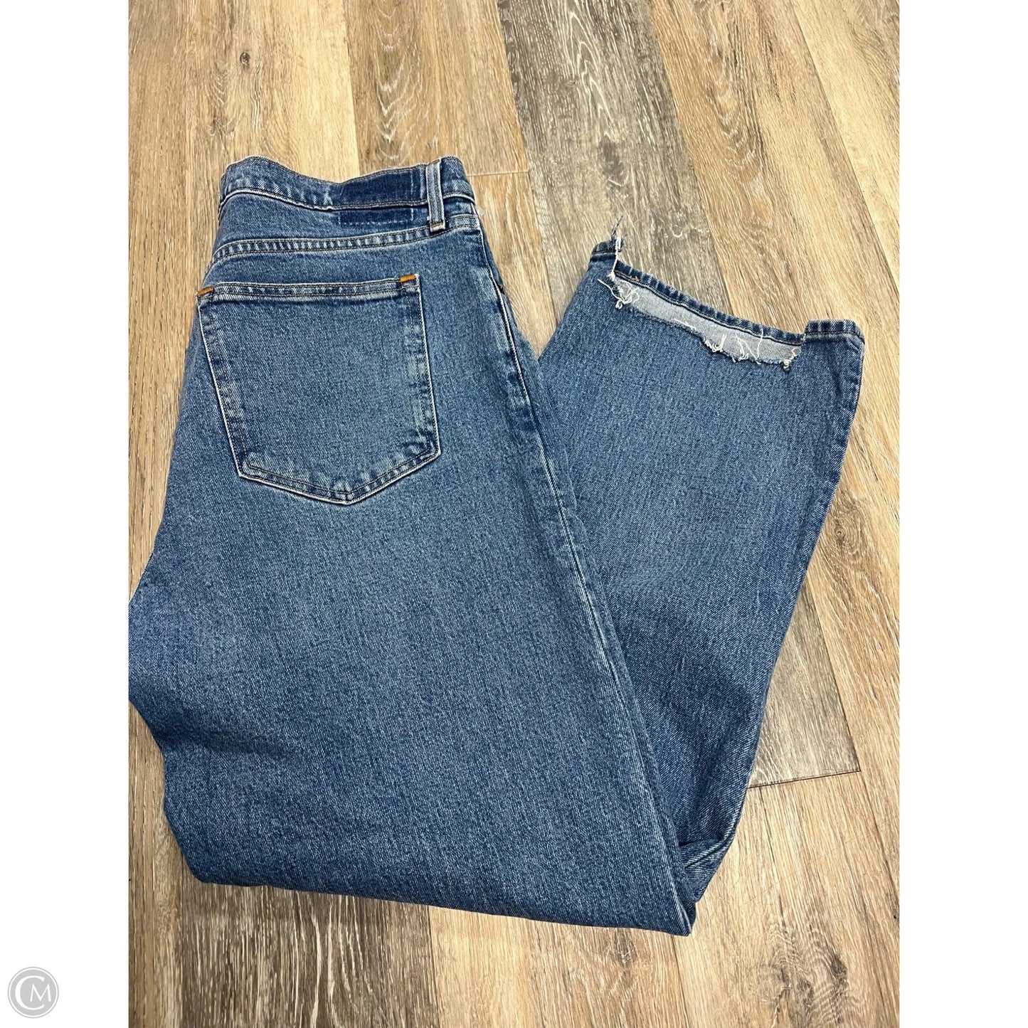-Jeans Straight By Abercrombie And Fitch In Blue Denim, Size: 14p