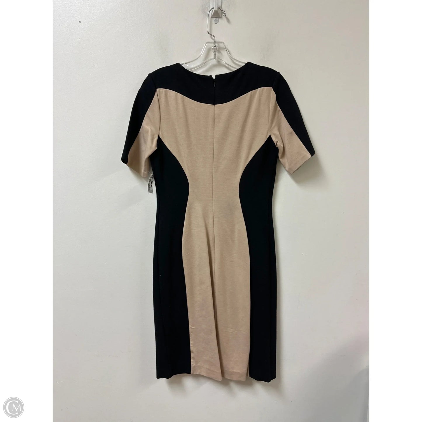 Dress Work By Antonio Melani In Black & Tan, Size: S