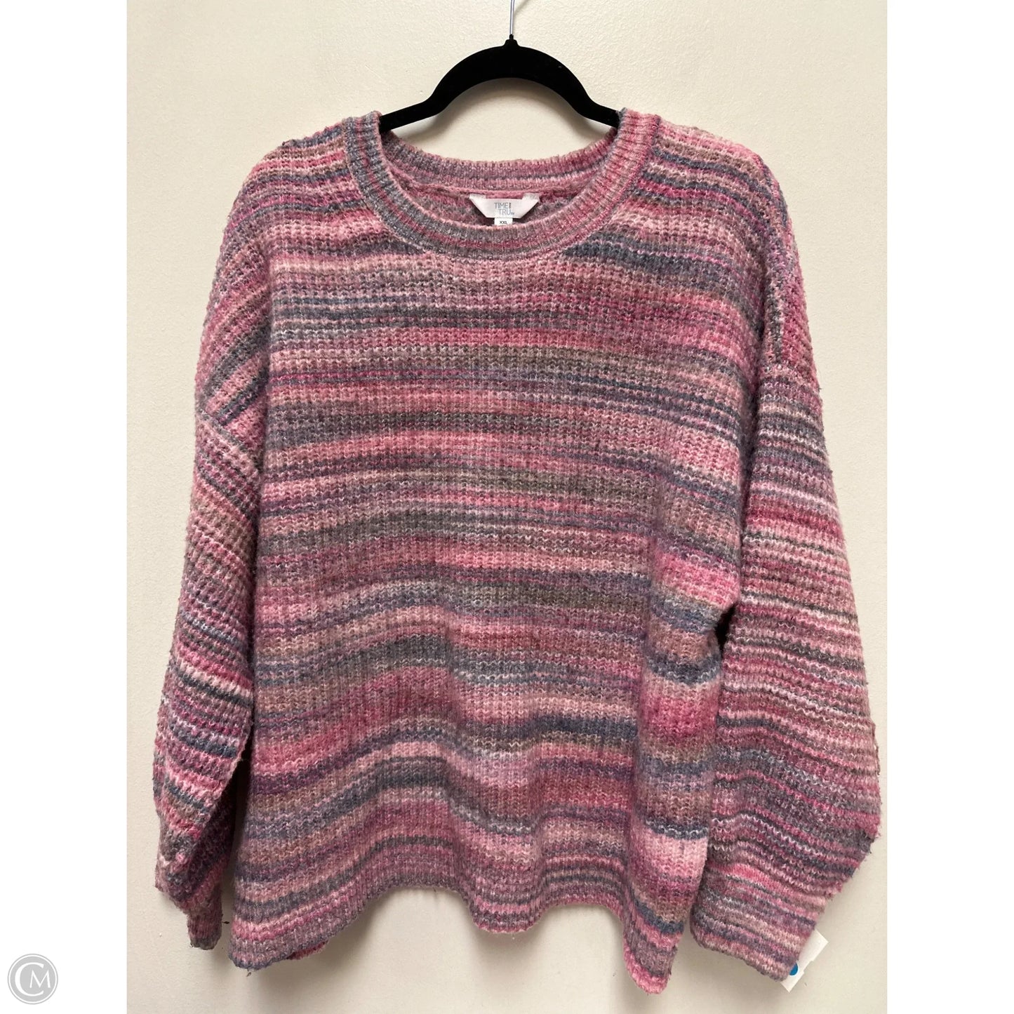 Sweater By Time And Tru In Pink, Size: 1x