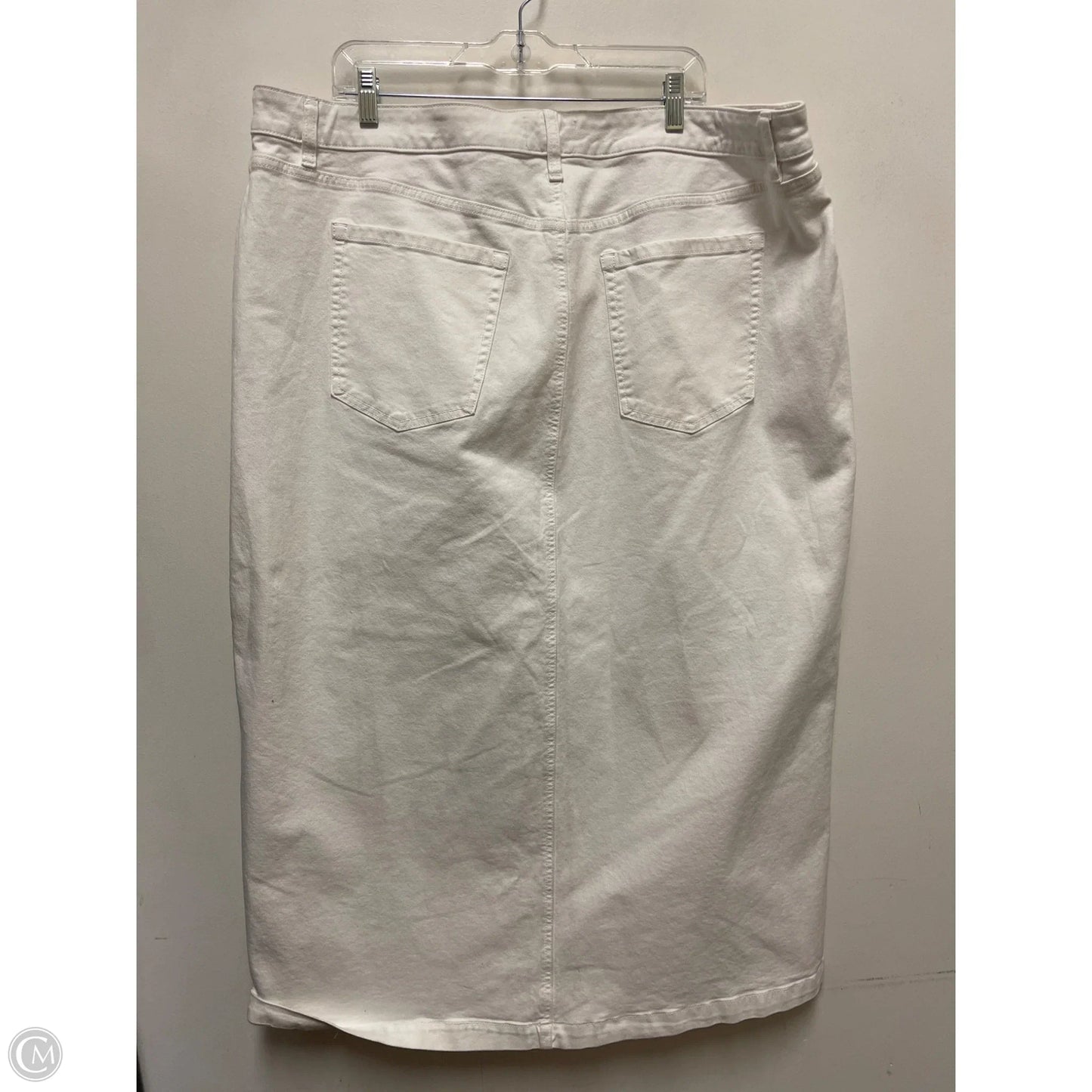 Skirt Maxi By Lane Bryant In White, Size: 22