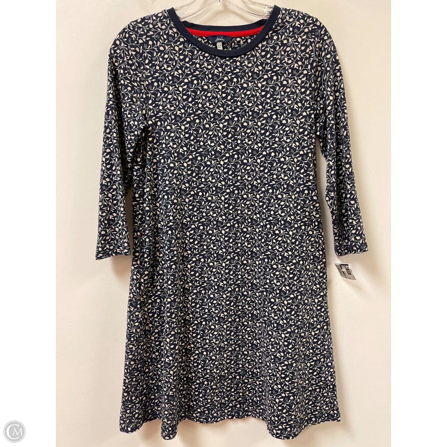 Dress Casual Midi By Joules In Navy, Size: S