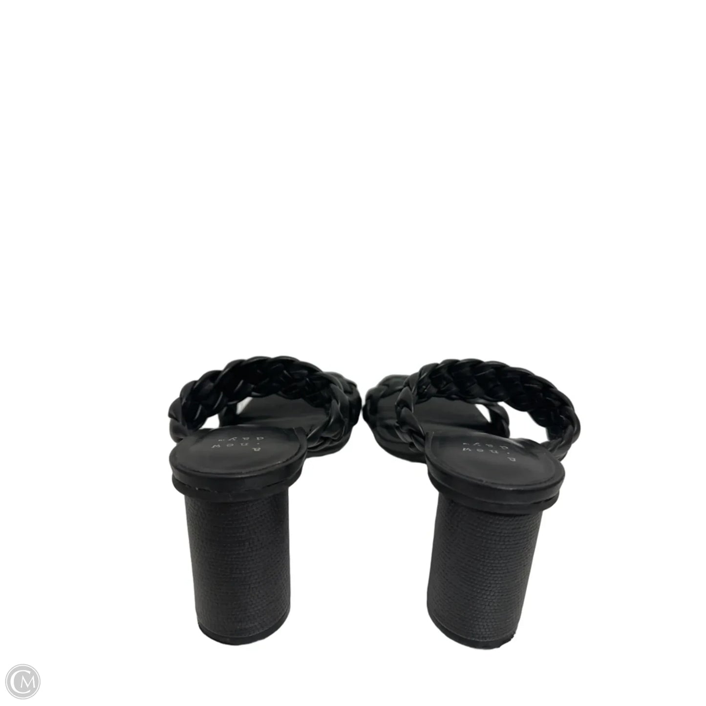 Sandals Heels Block By A New Day In Black, Size: 8.5