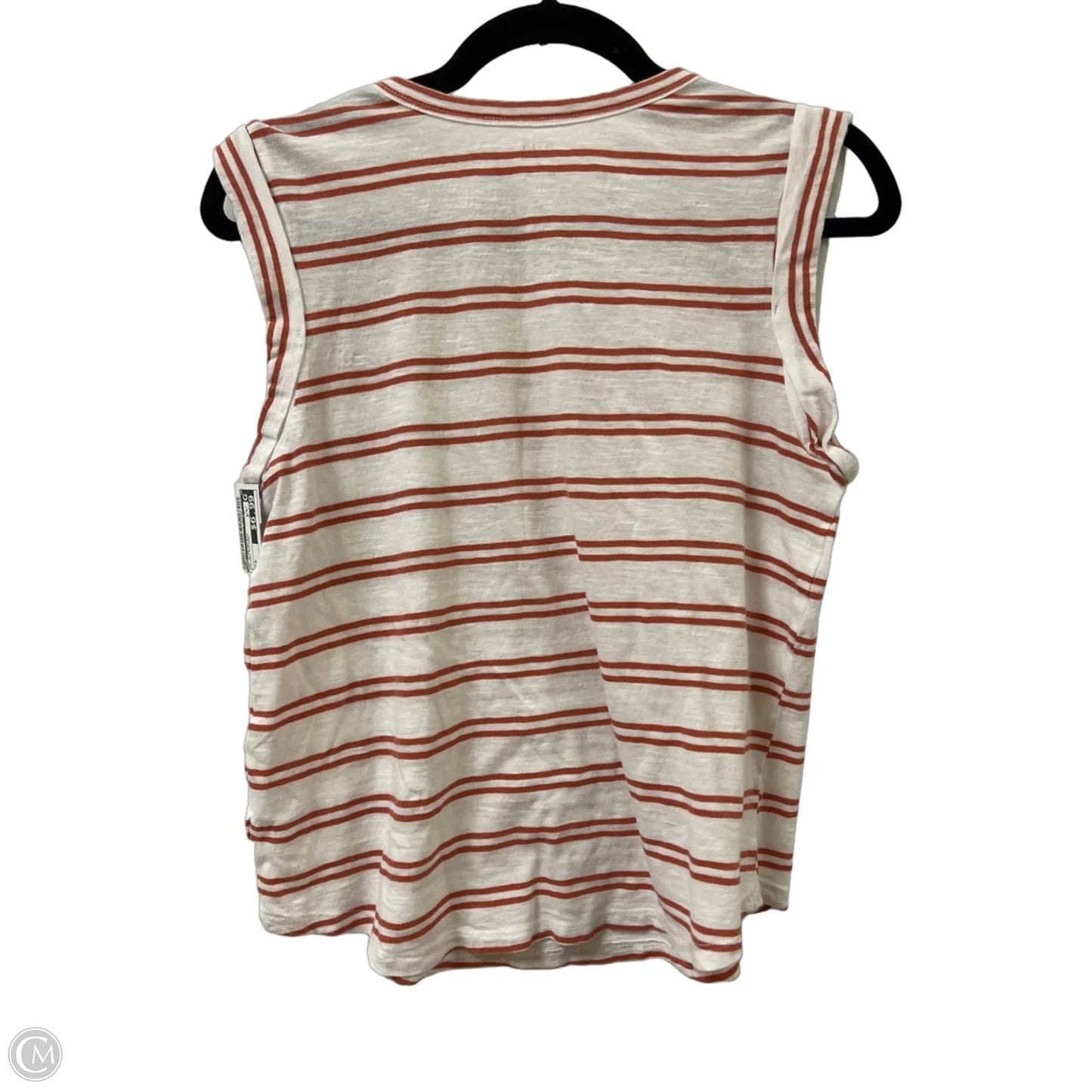 Top Sleeveless By Ana In Striped Pattern, Size: S