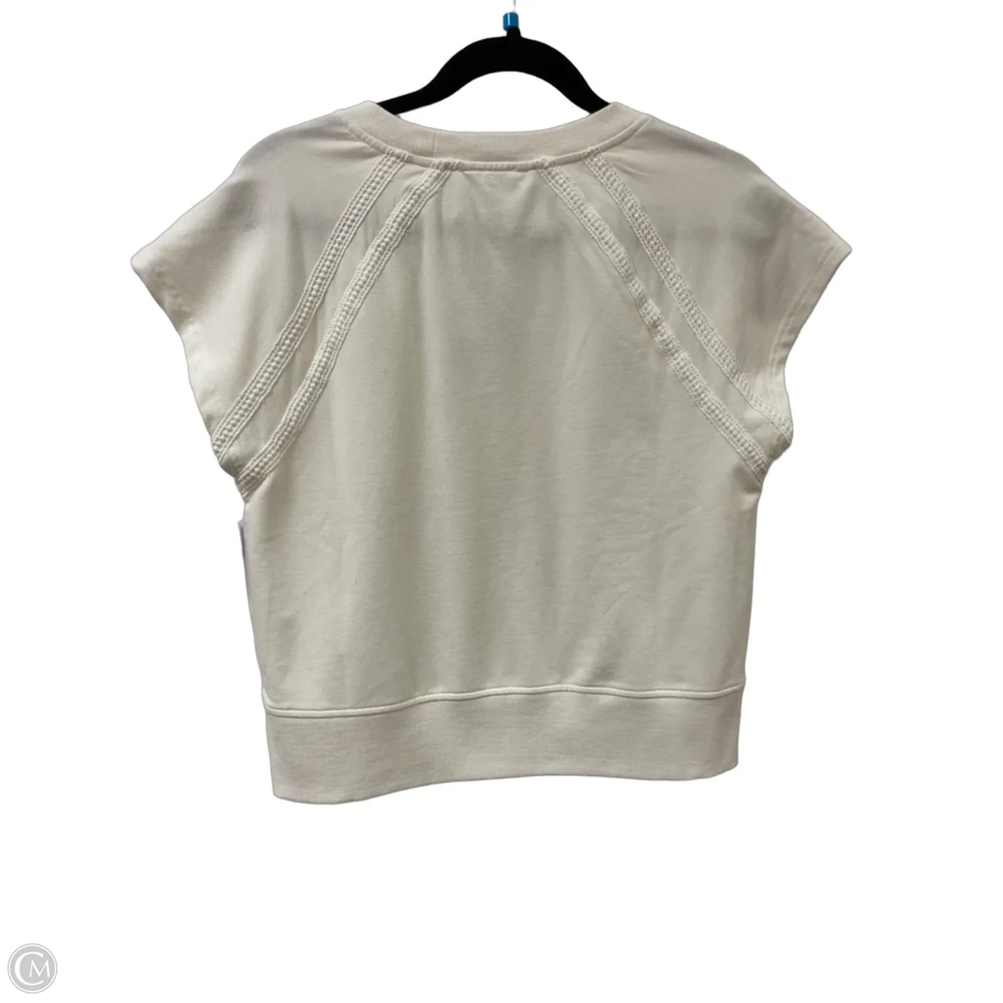 Top Short Sleeve By Cma In White, Size: S