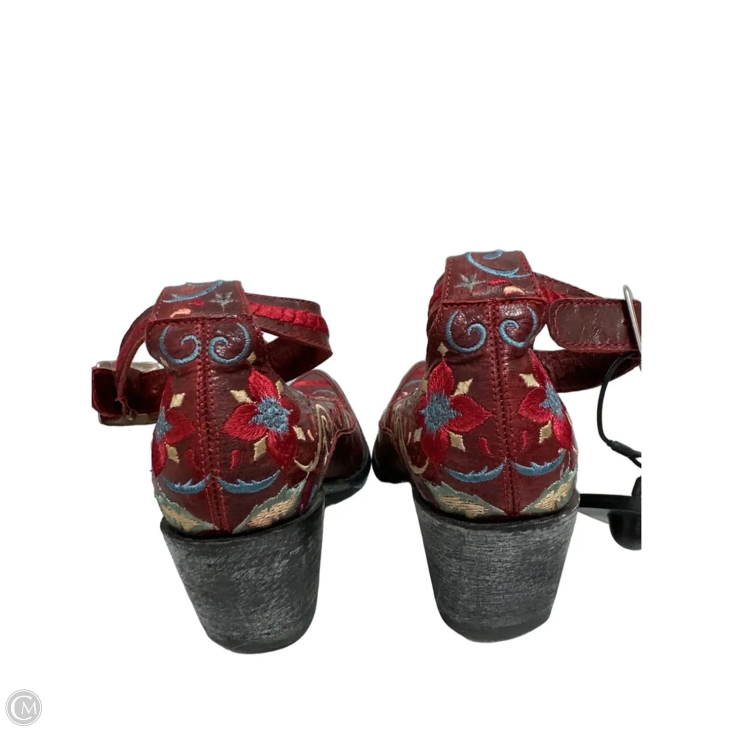 Boots Ankle Heels By Old Gringo In Red, Size: 7