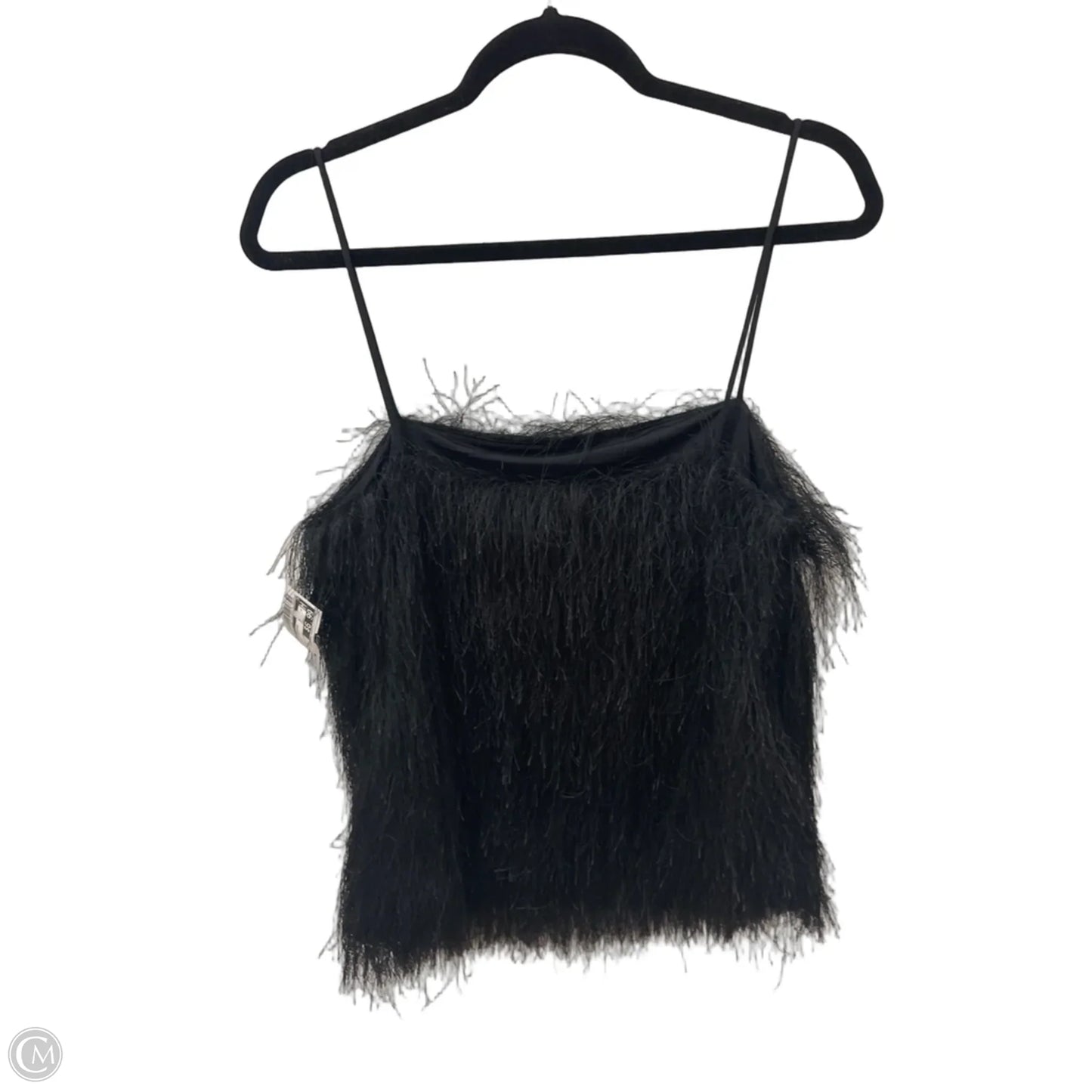 Top Sleeveless By H&m In Black, Size: S