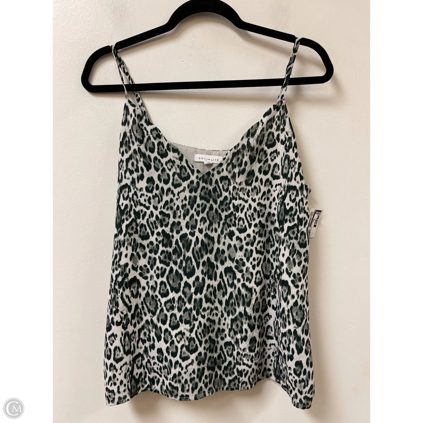 Top Sleeveless By Socialite In Animal Print, Size: L