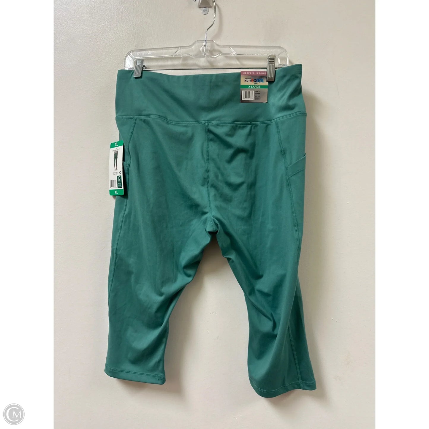 Athletic Capris By 32 Degrees In Green, Size: Xl