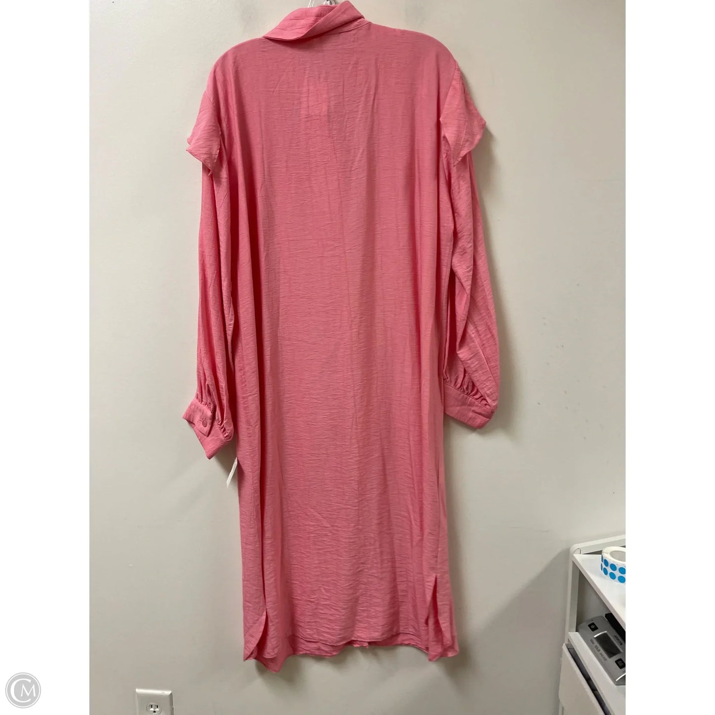 Dress Casual Maxi By Clothes Mentor In Pink, Size: 1x