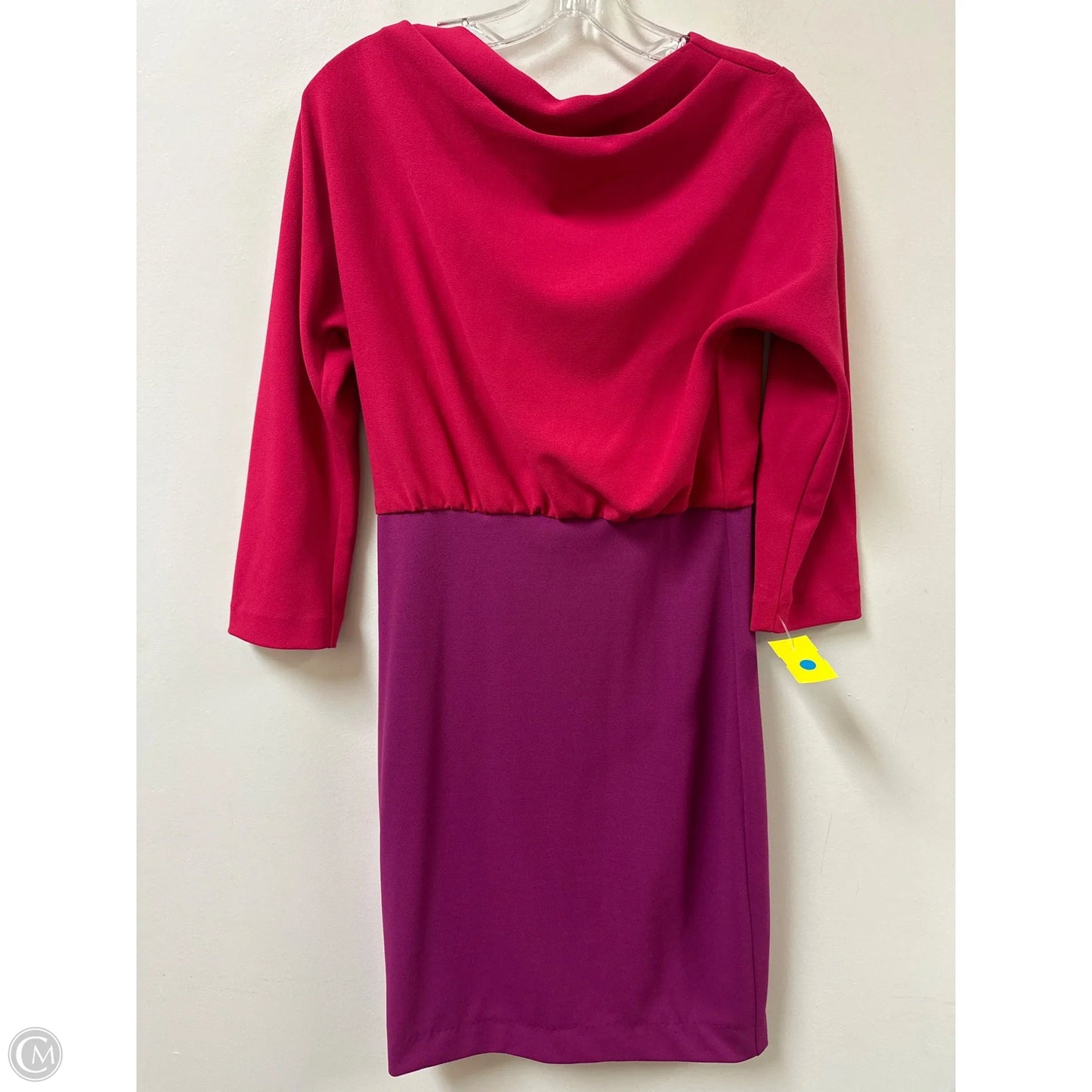 Dress Casual Midi By Badgley Mischka In Pink, Size: Xs