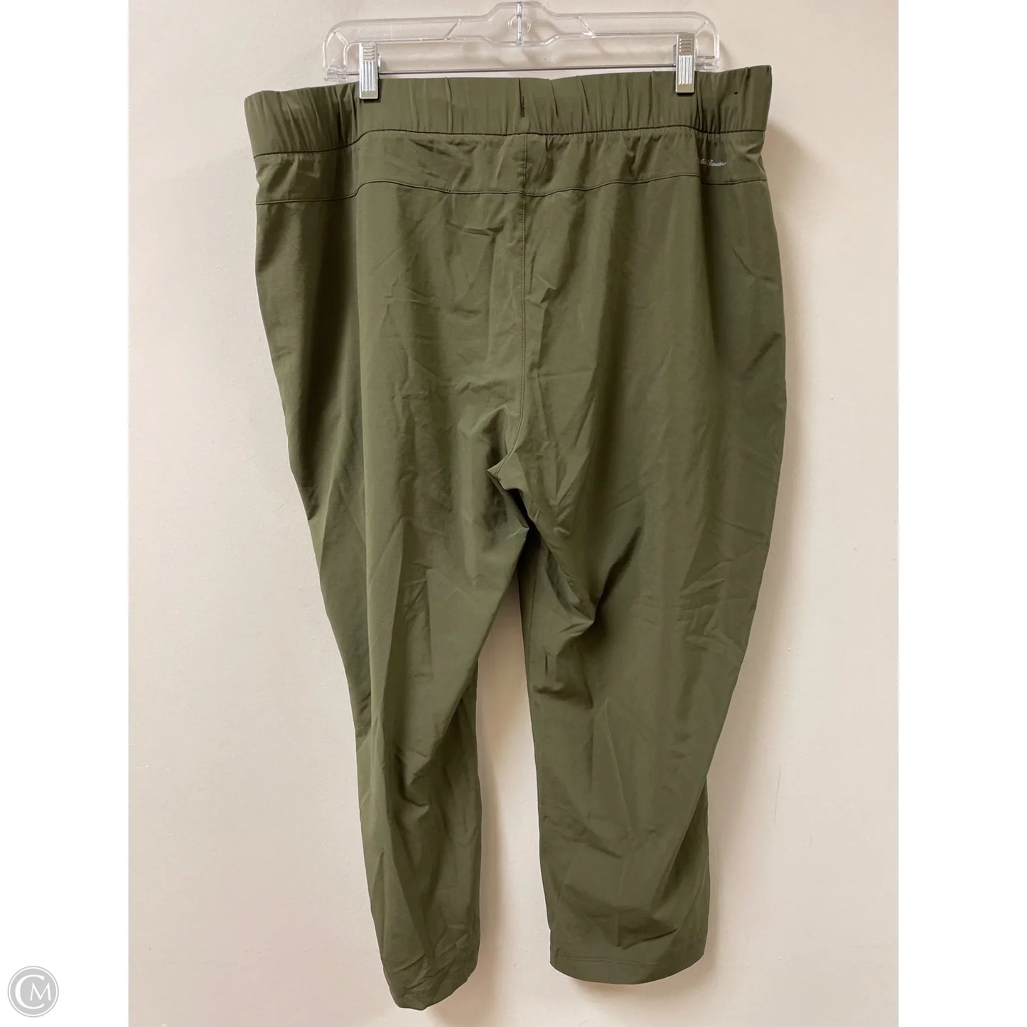 Athletic Pants By Eddie Bauer In Green, Size: Xl